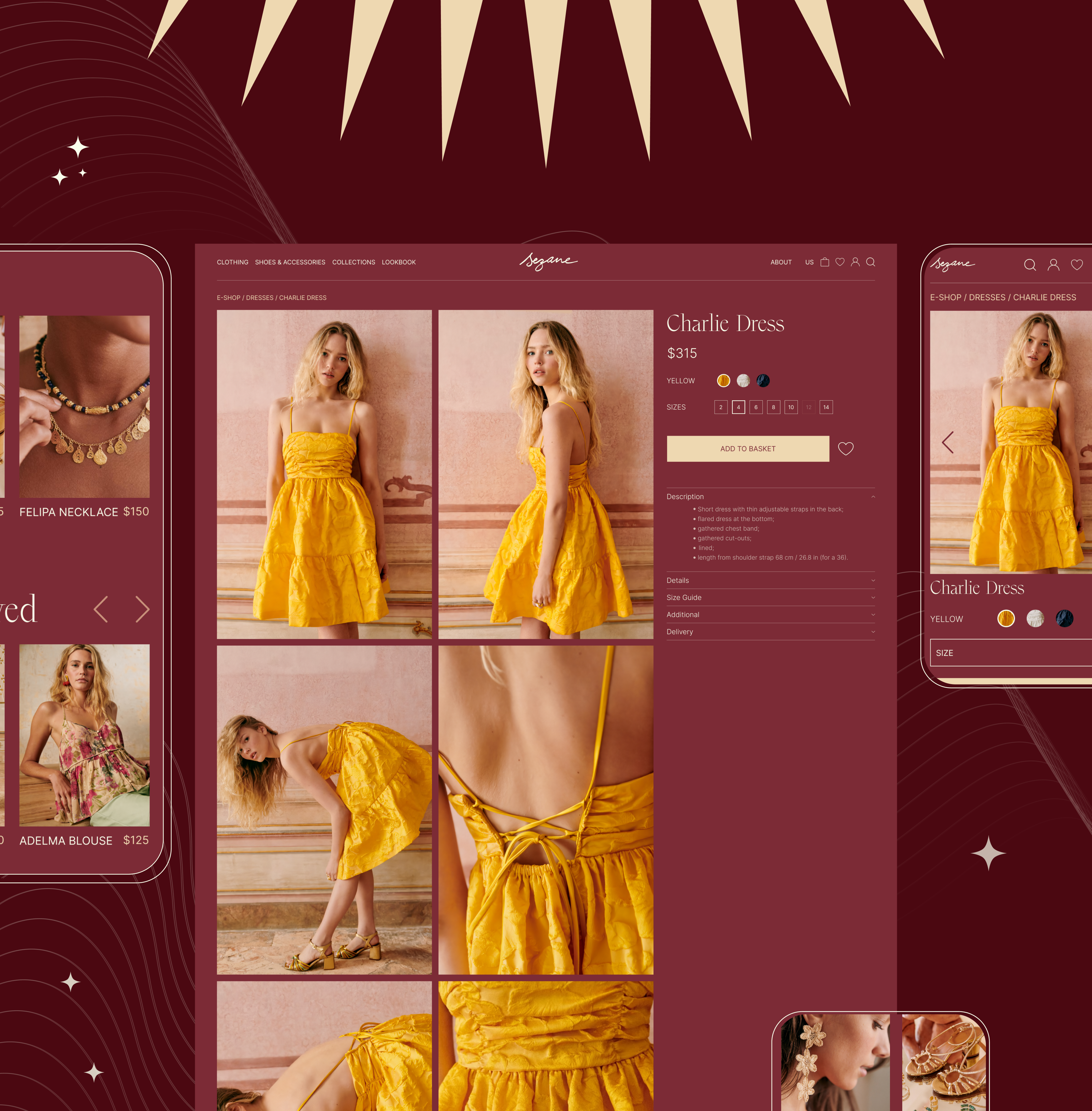 Sezane | E-commerce Redesign — Изображение №8 — Интерфейсы, Брендинг на Dprofile