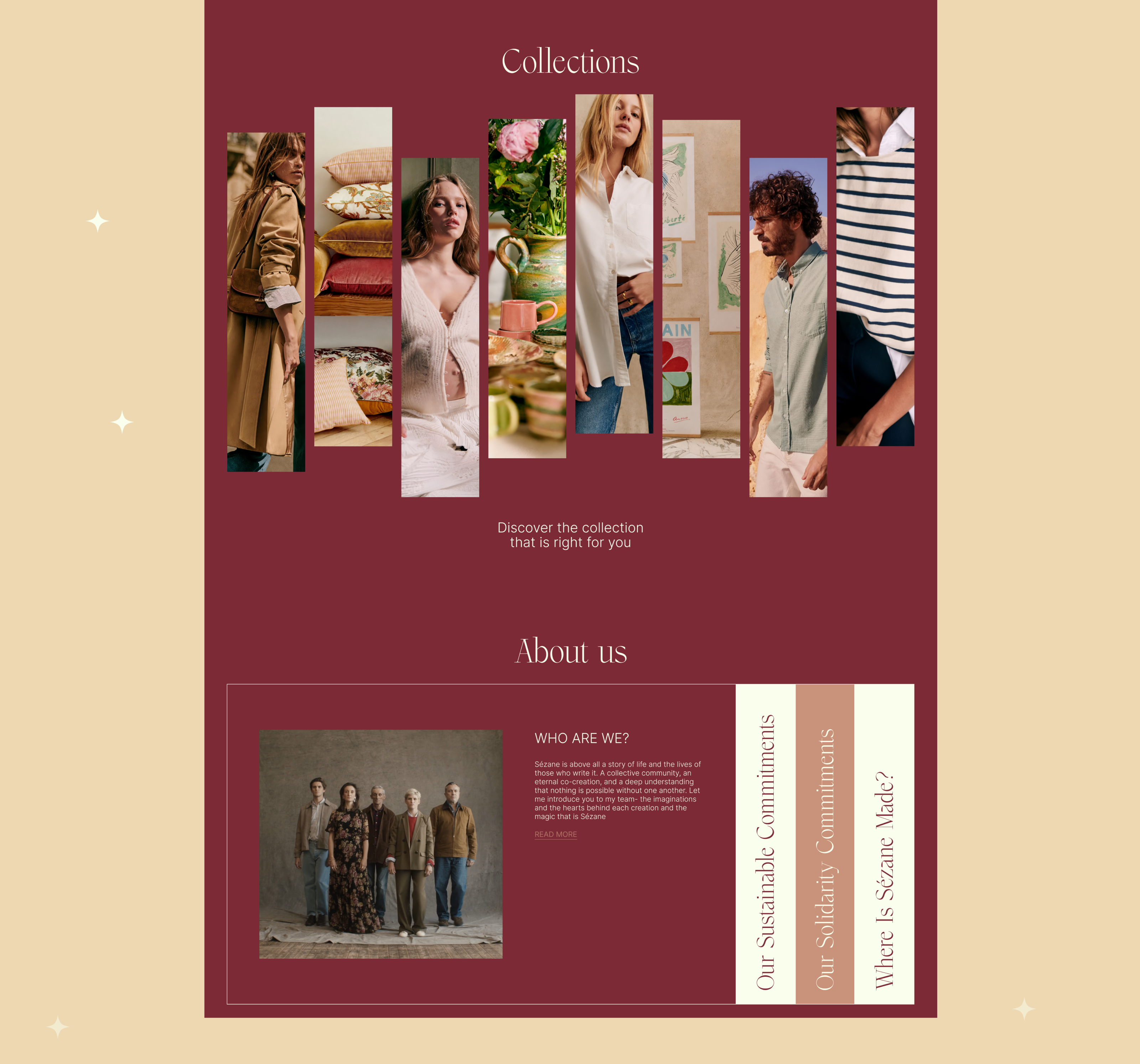 Sezane | E-commerce Redesign — Изображение №3 — Интерфейсы, Брендинг на Dprofile