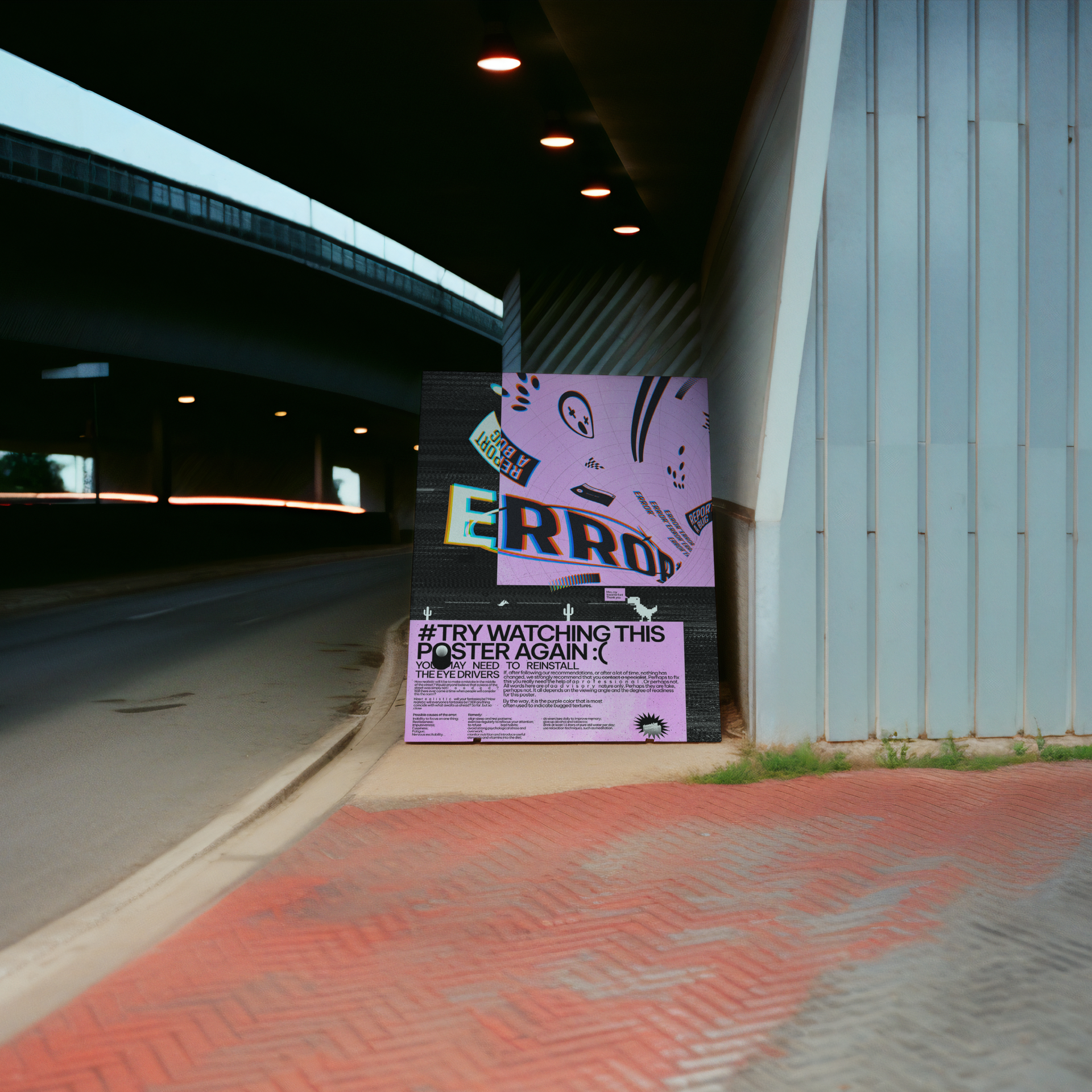 SORRY, POSTER NOT FOUND [POSTER PACK №1] — Изображение №3 — Графика на Dprofile