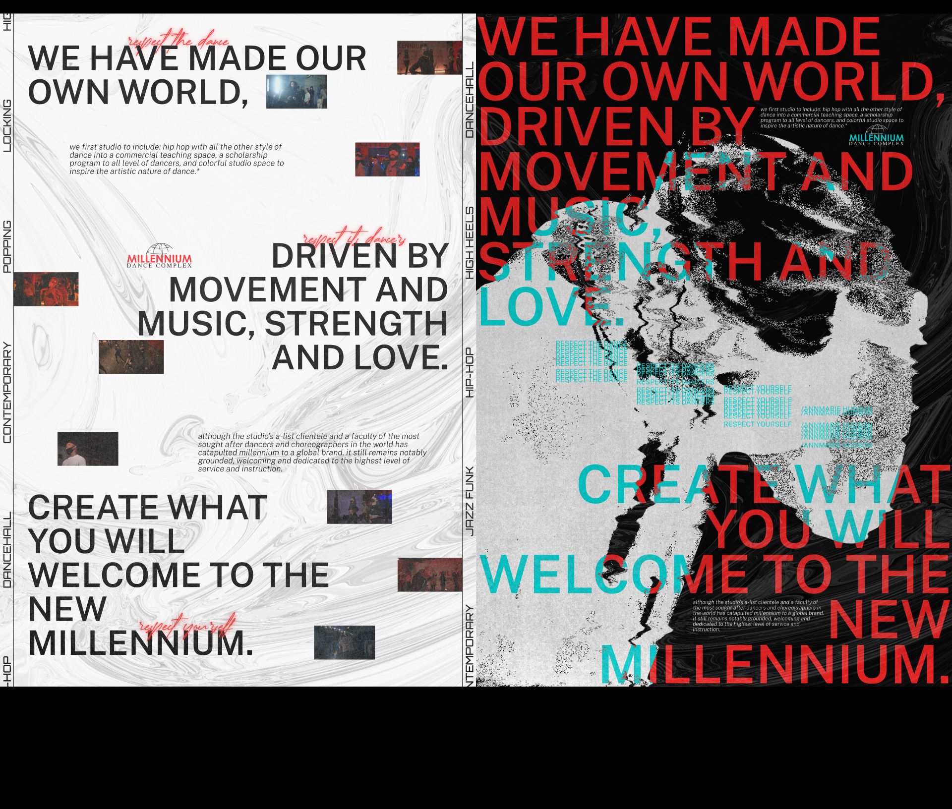 Millennium Dance Complex | Redesign concept — Изображение №7 — Интерфейсы, Графика на Dprofile