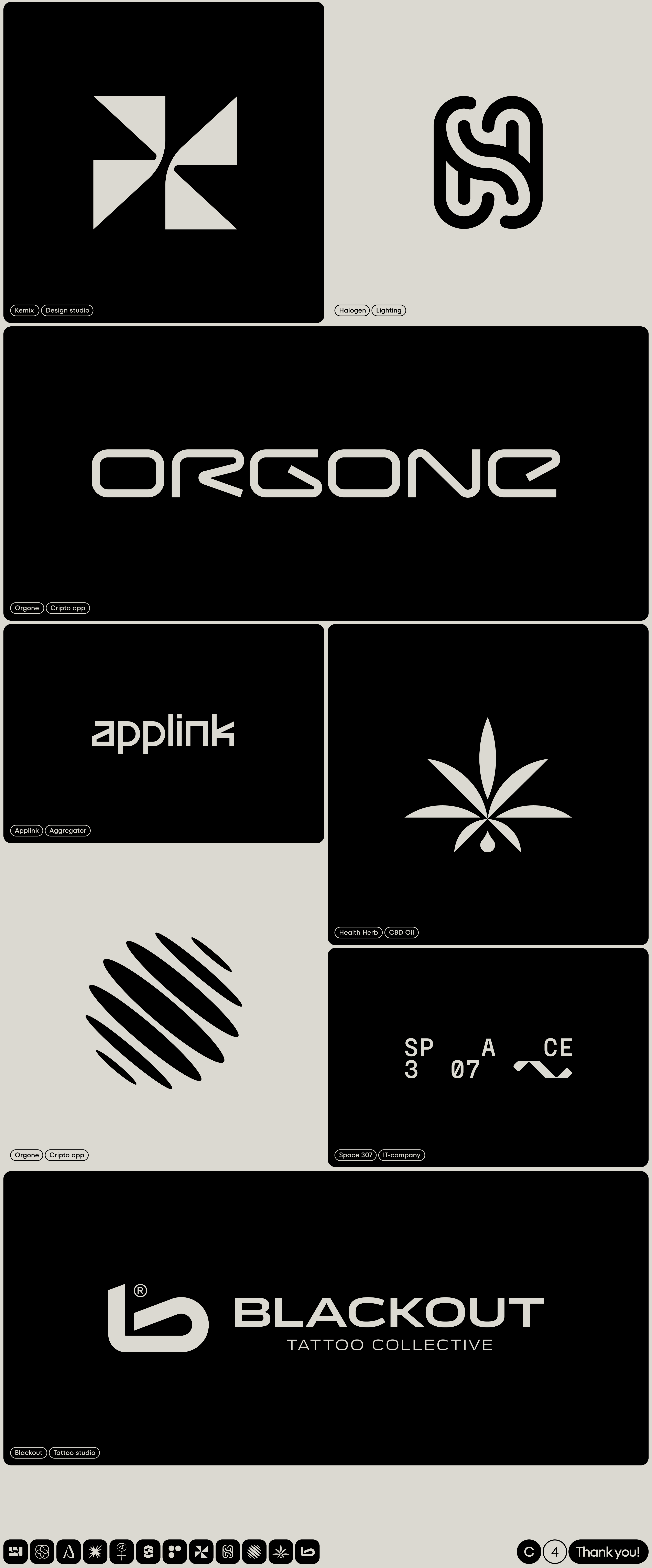 ©4 Logos+marks — Изображение №2 — Брендинг на Dprofile