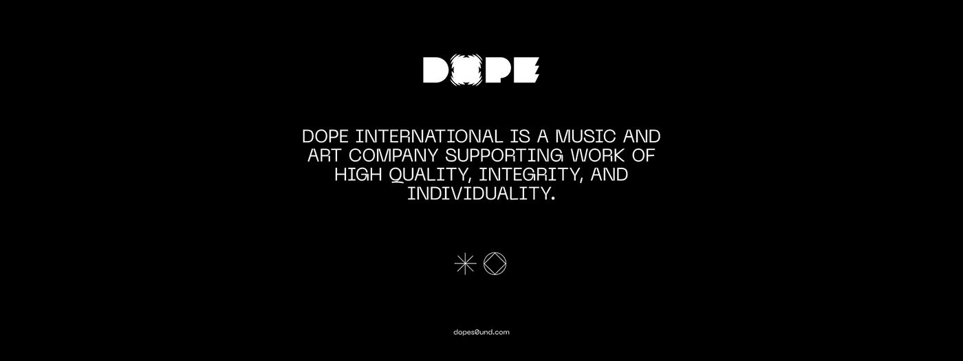 Dope Sound / Музыкальный лейбл — Изображение №2 — Брендинг, Анимация на Dprofile