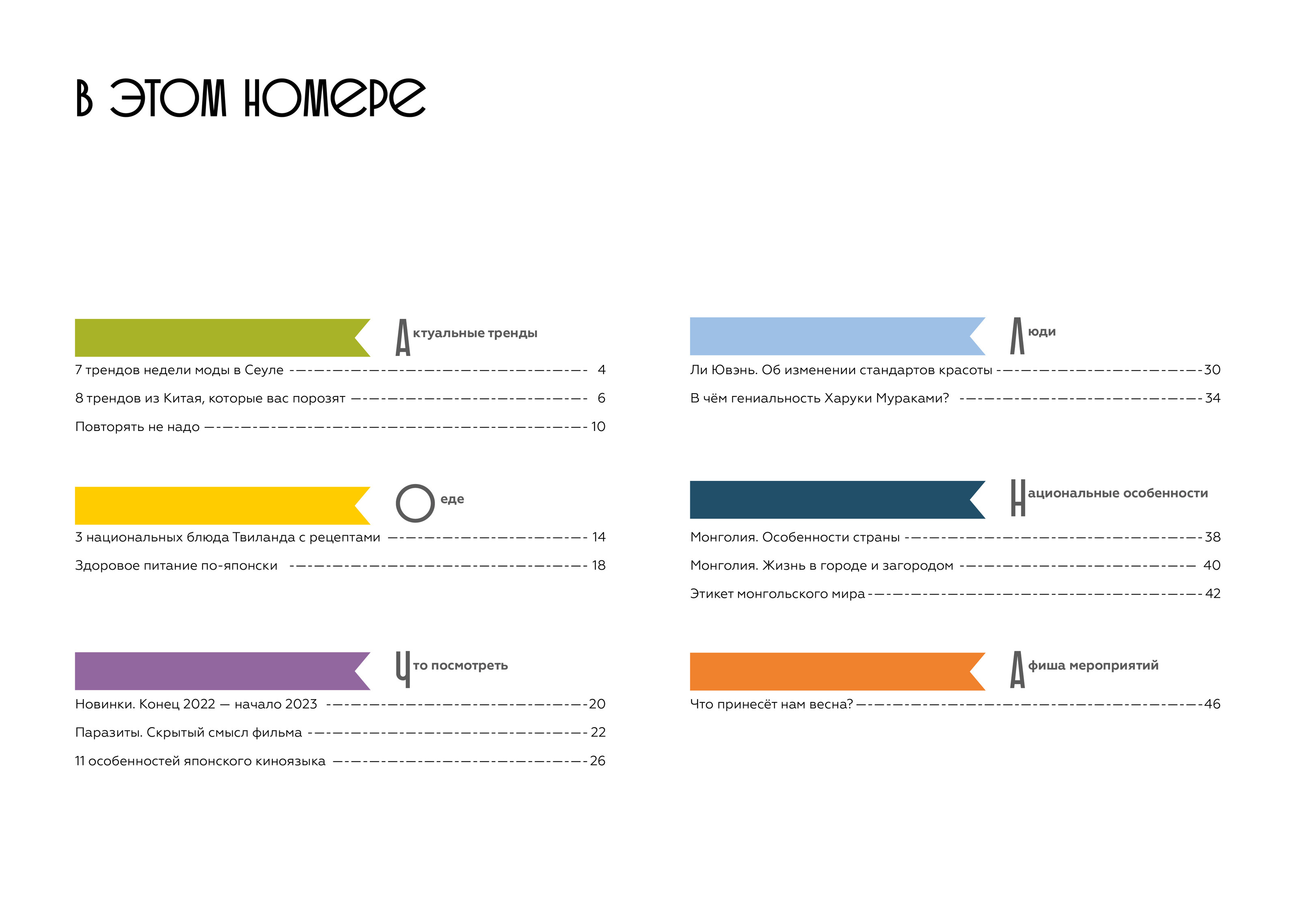 Вёрстка журнала на тему азиатской культуры — Изображение №2 — Графика на Dprofile