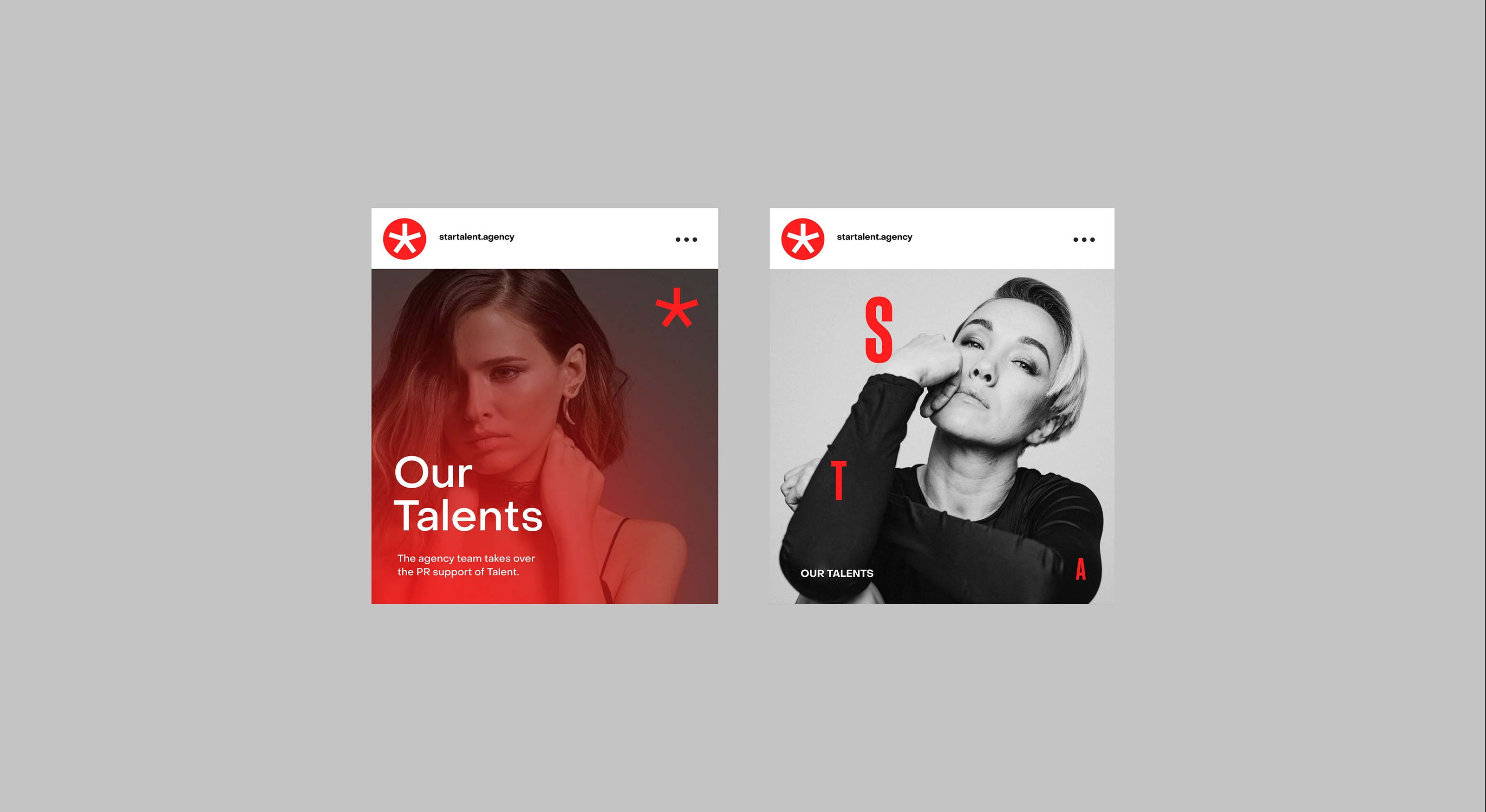 Брендинг и сайт для агентства STARTalent — Изображение №4 — Интерфейсы, Брендинг на Dprofile