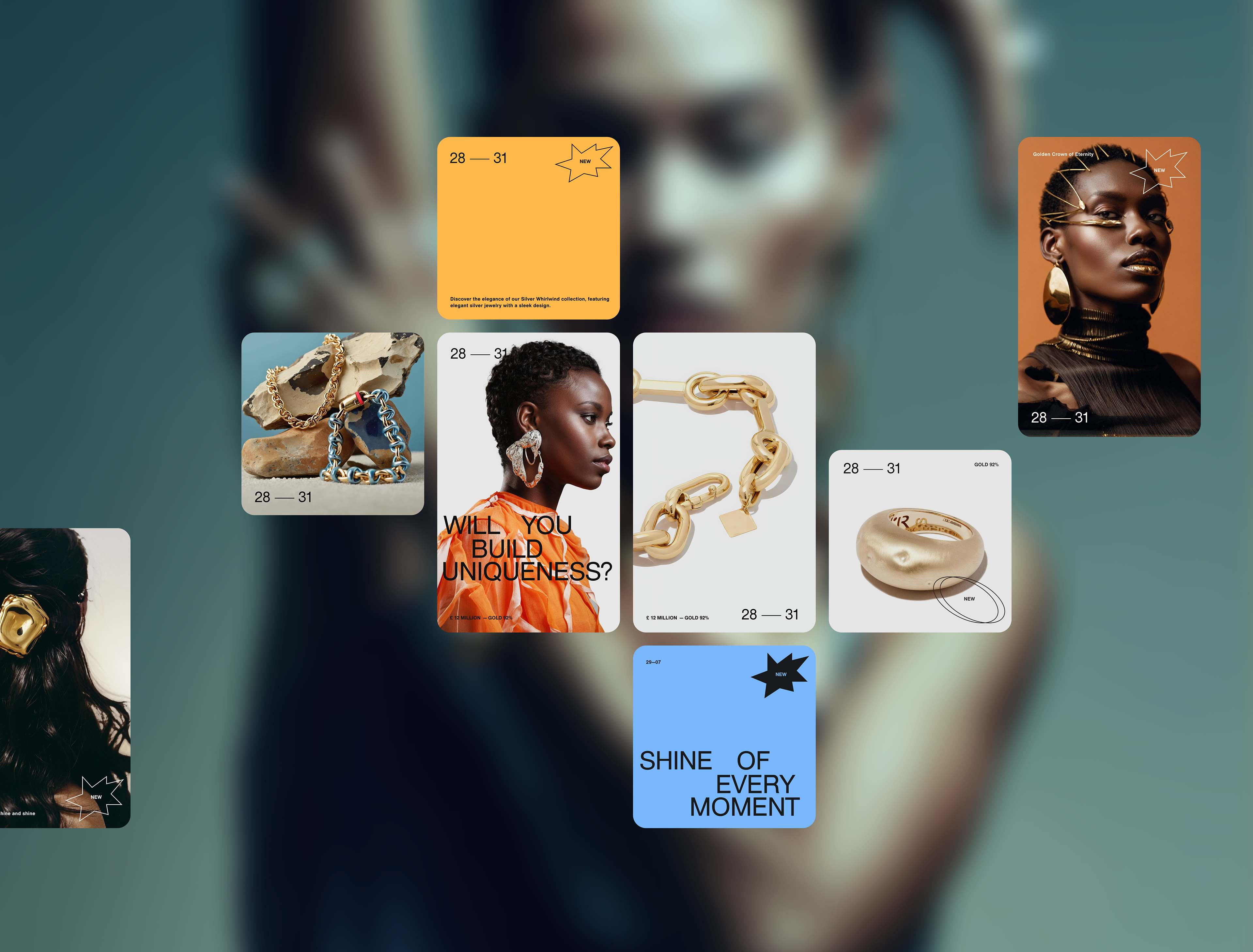 Design concept for the online jewelry store 28—31 STORE — Изображение №4 — Интерфейсы, Брендинг на Dprofile