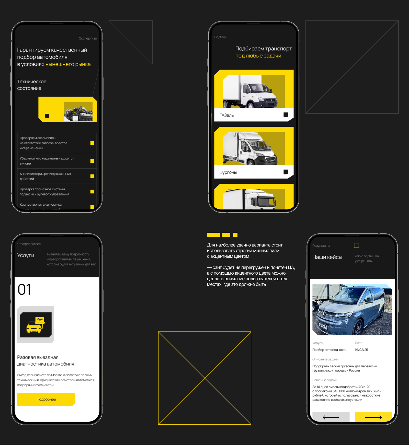 Одностраничный сайт для NI-TRUCK — Изображение №5 — Интерфейсы на Dprofile