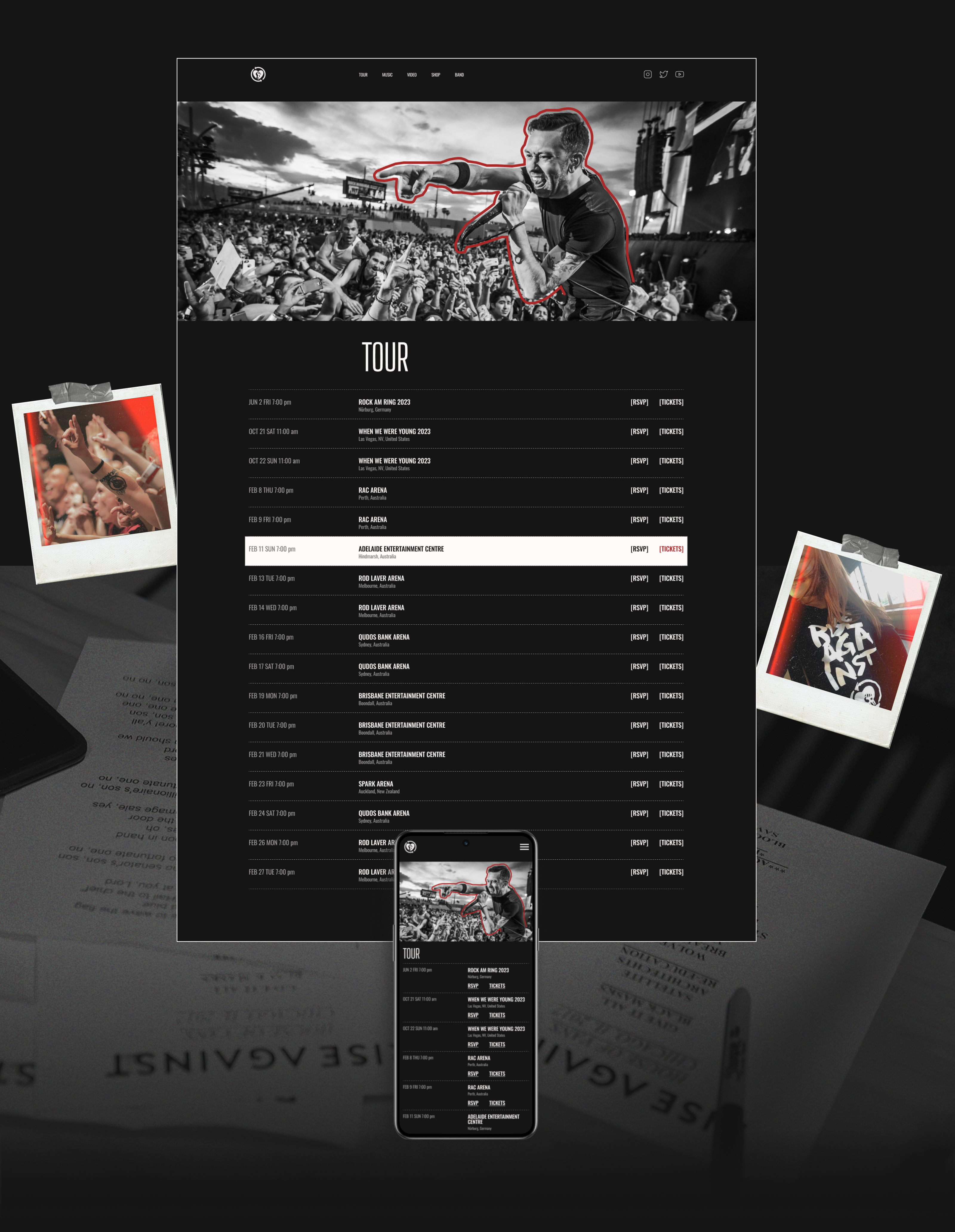 RISE AGAINST | Corporate website redesign — Изображение №6 — Интерфейсы на Dprofile