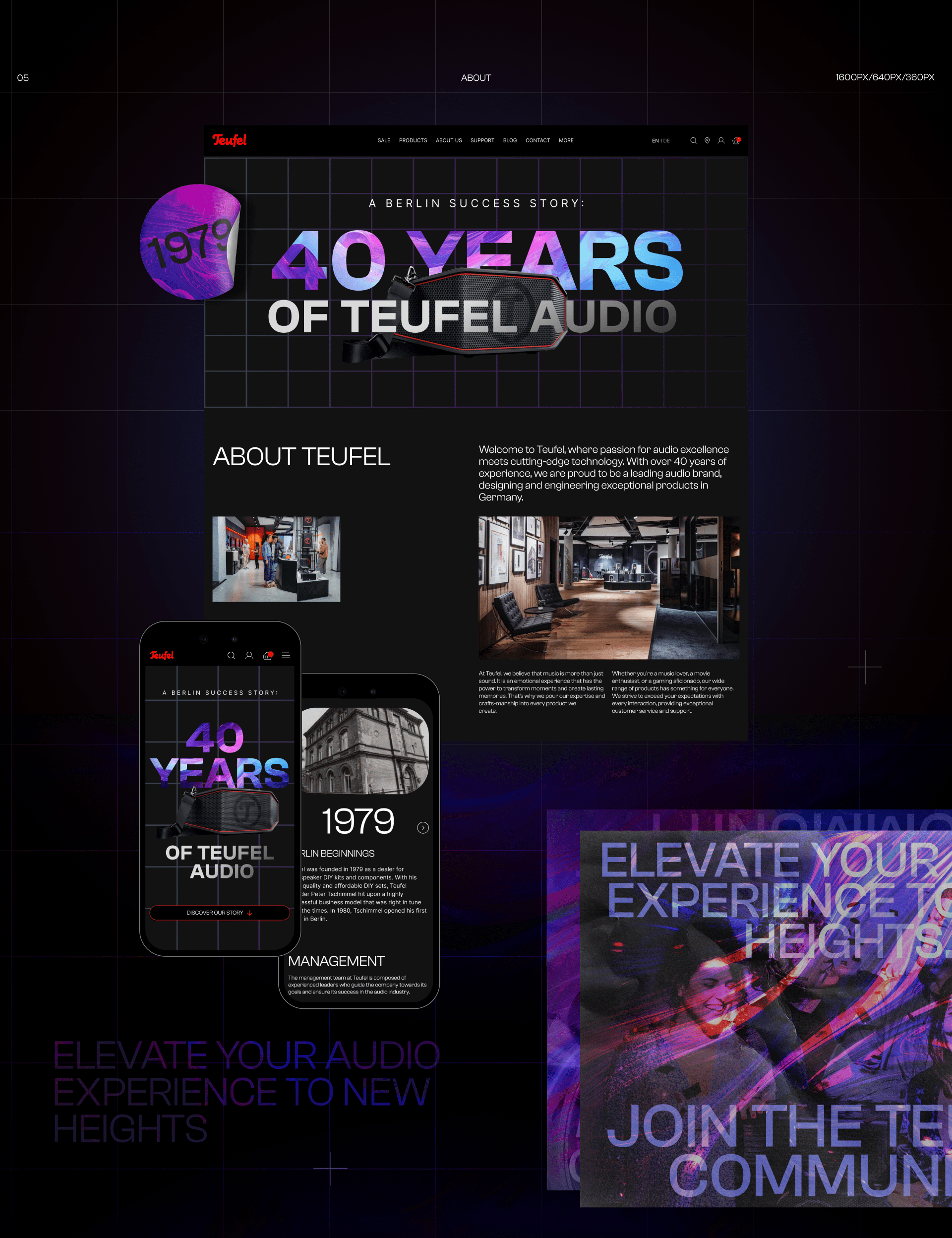 TEUFEL | Redesign concept — Изображение №9 — Интерфейсы, Графика на Dprofile