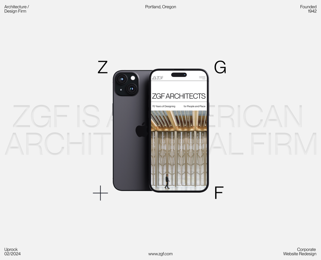 ZGF Architects | Corporate Website — Интерфейсы, Анимация на Dprofile
