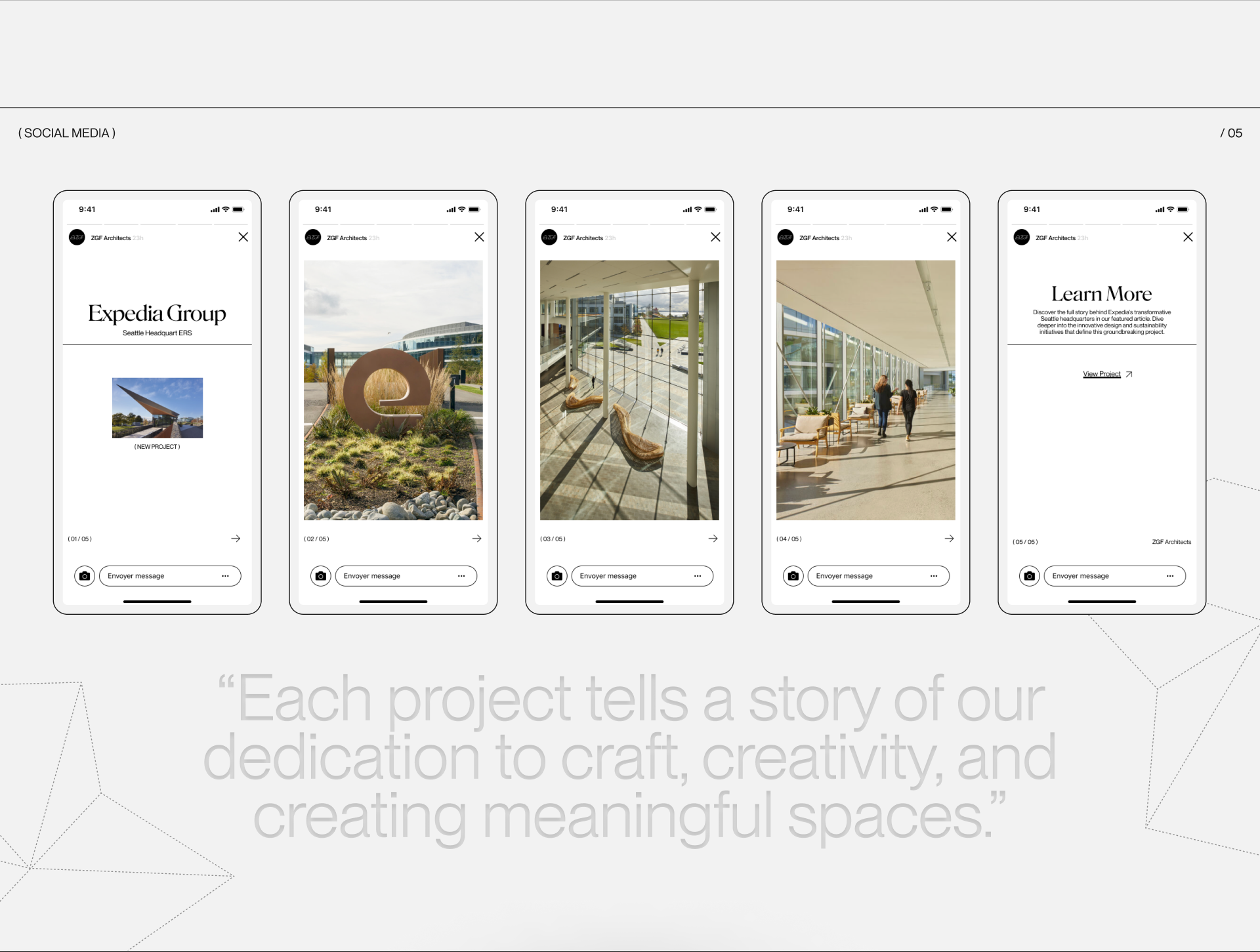 ZGF Architects | Corporate Website — Изображение №10 — Интерфейсы, Анимация на Dprofile