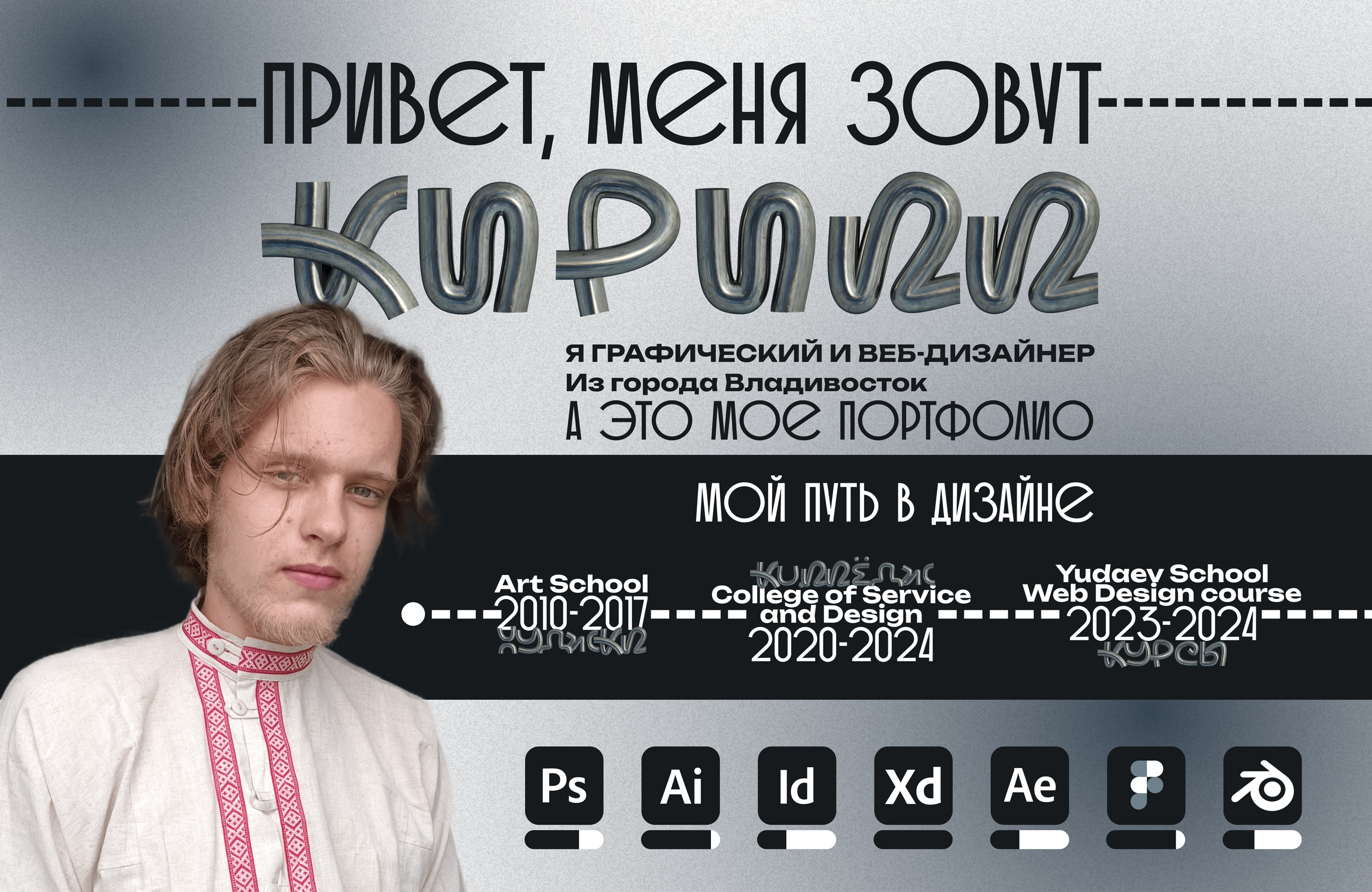 Portfolio 2023 — Изображение №1 — Брендинг на Dprofile