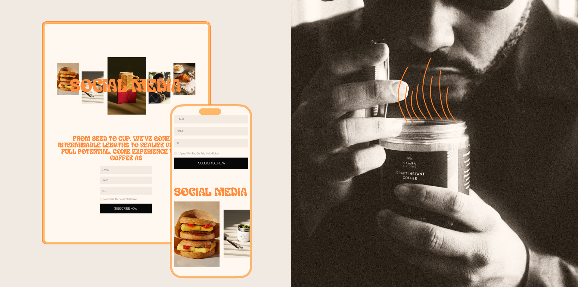 Blue Bottle | Landing page — Изображение №13 — Интерфейсы, Брендинг на Dprofile