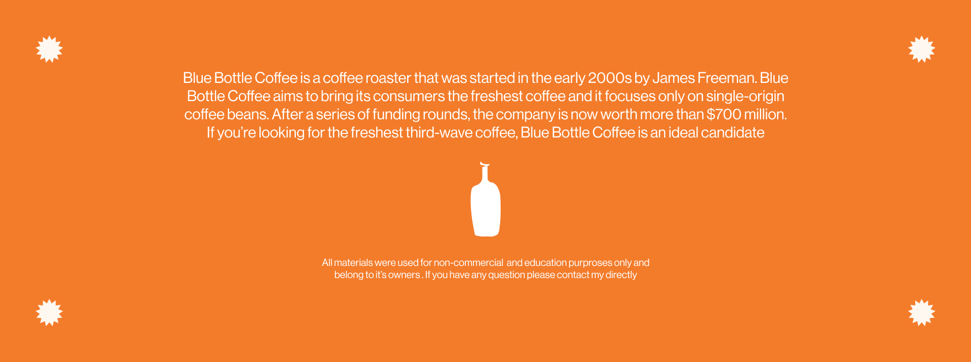 Blue Bottle | Landing page — Изображение №2 — Интерфейсы, Брендинг на Dprofile