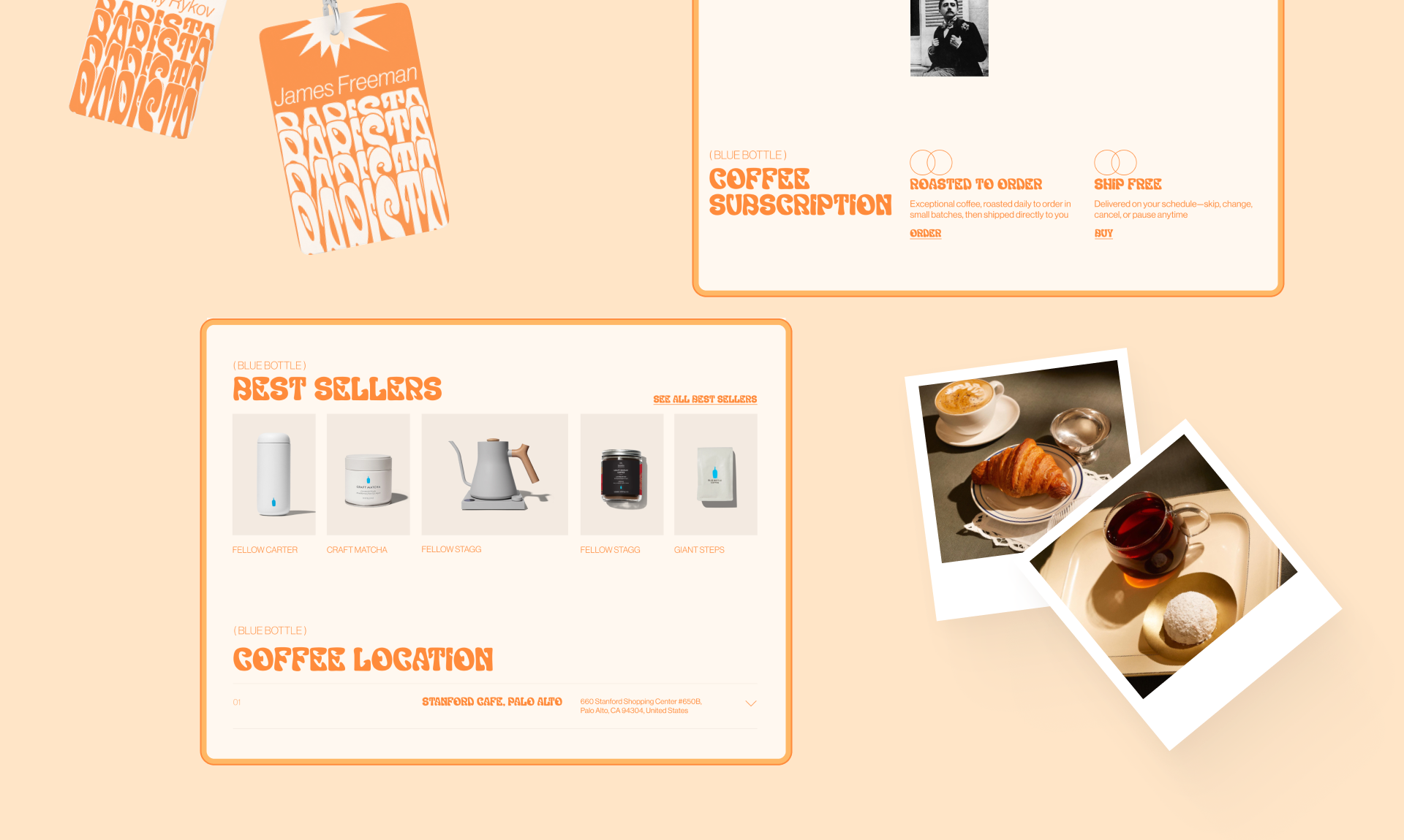 Blue Bottle | Landing page — Изображение №7 — Интерфейсы, Брендинг на Dprofile