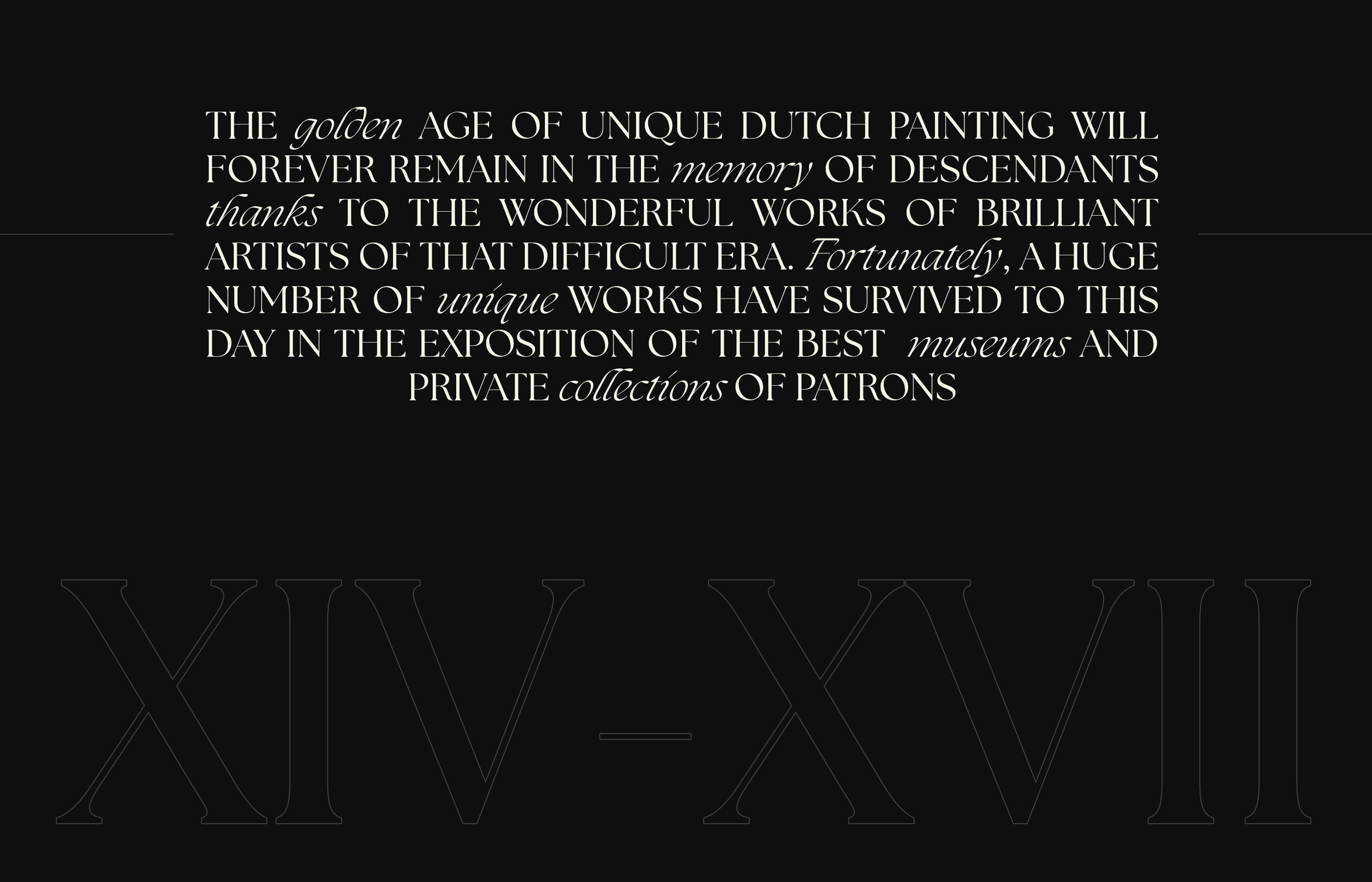 Inspiration of Dutch art — Изображение №26 — Маркетинг на Dprofile