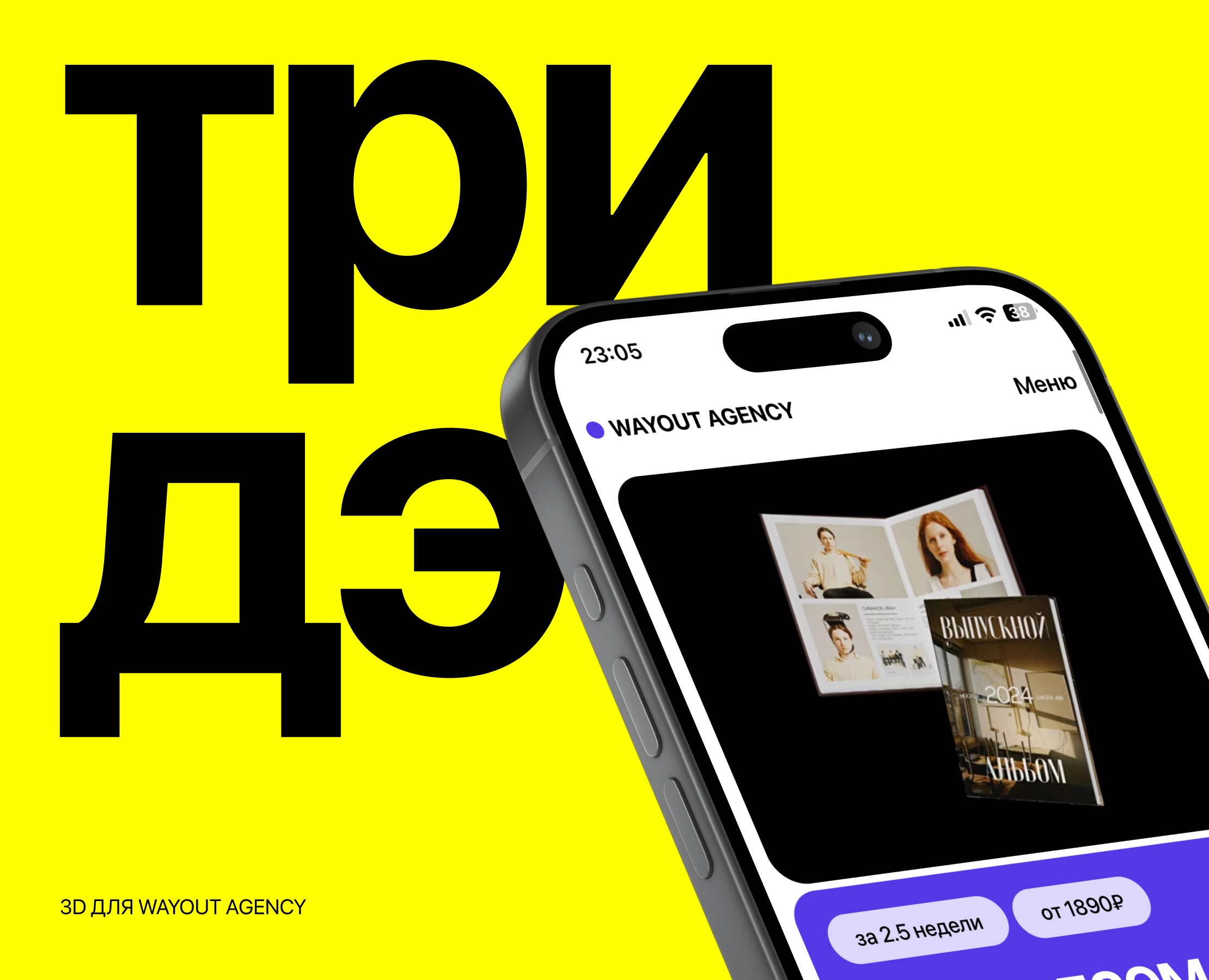 3D для Wayout Agency на Dprofile