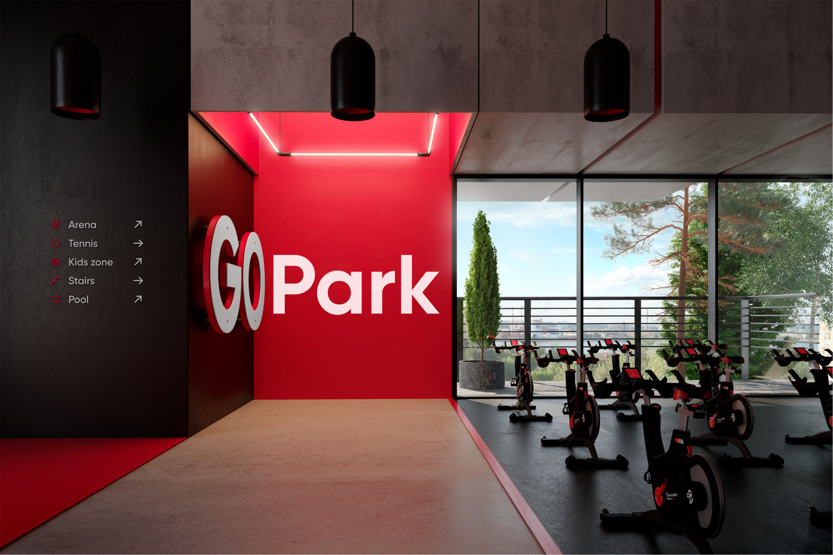 GOPark. Спортивный комплекс — Изображение №12 — Интерфейсы, Брендинг на Dprofile