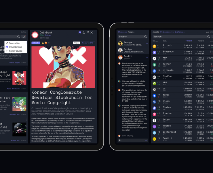 MoonHub. Платформа криптоагрегатор. — Интерфейсы, Брендинг на Dprofile