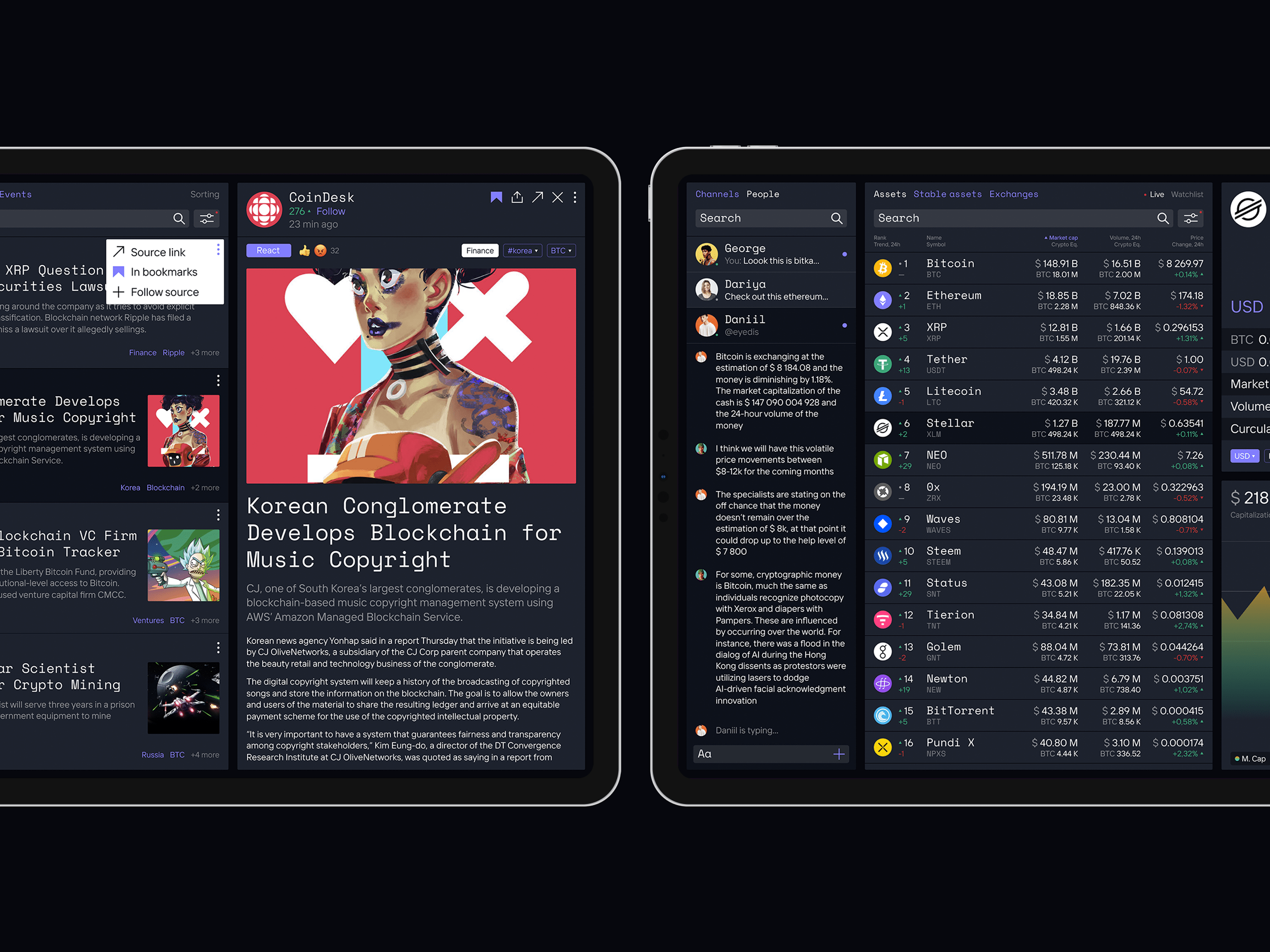 MoonHub. Платформа криптоагрегатор. — Изображение №1 — Интерфейсы, Брендинг на Dprofile