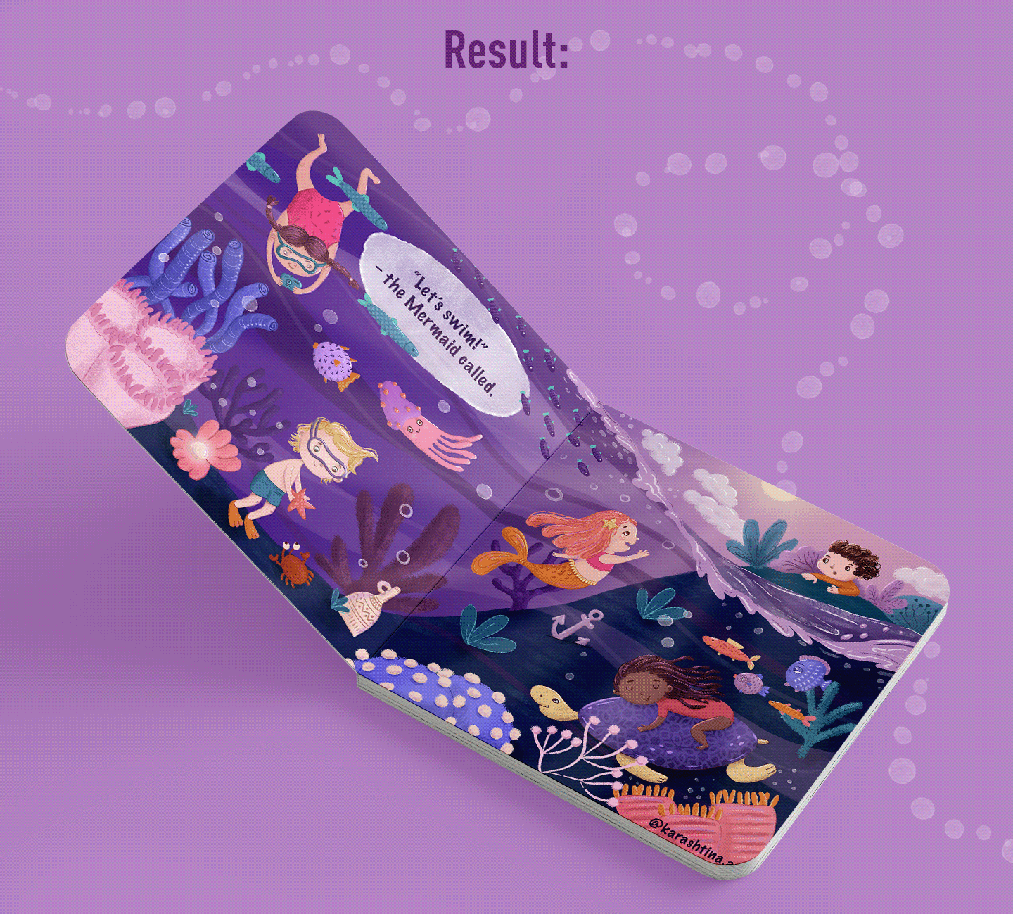 Underwater Adventure - A book spread — Изображение №5 — Иллюстрация на Dprofile