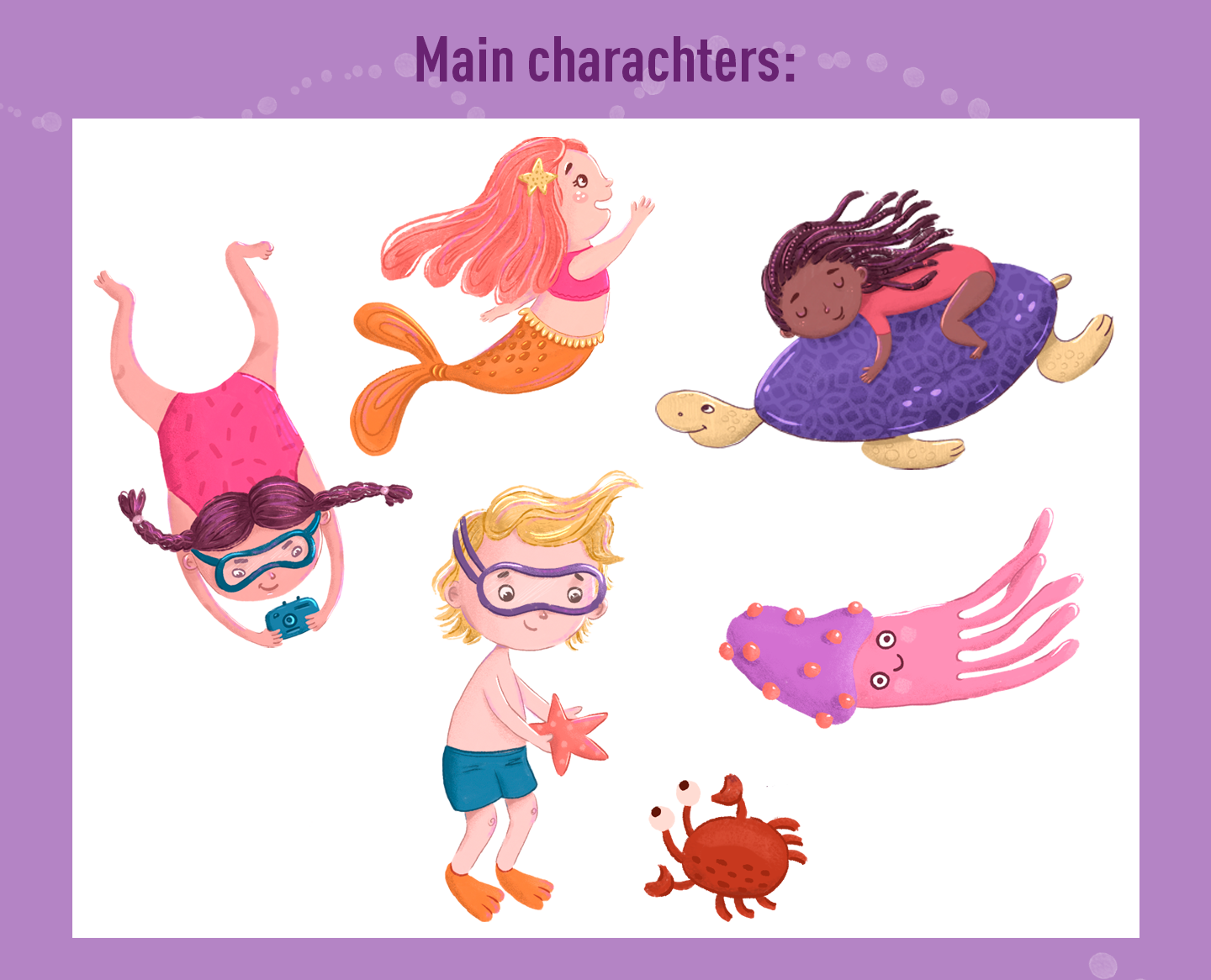 Underwater Adventure - A book spread — Изображение №4 — Иллюстрация на Dprofile