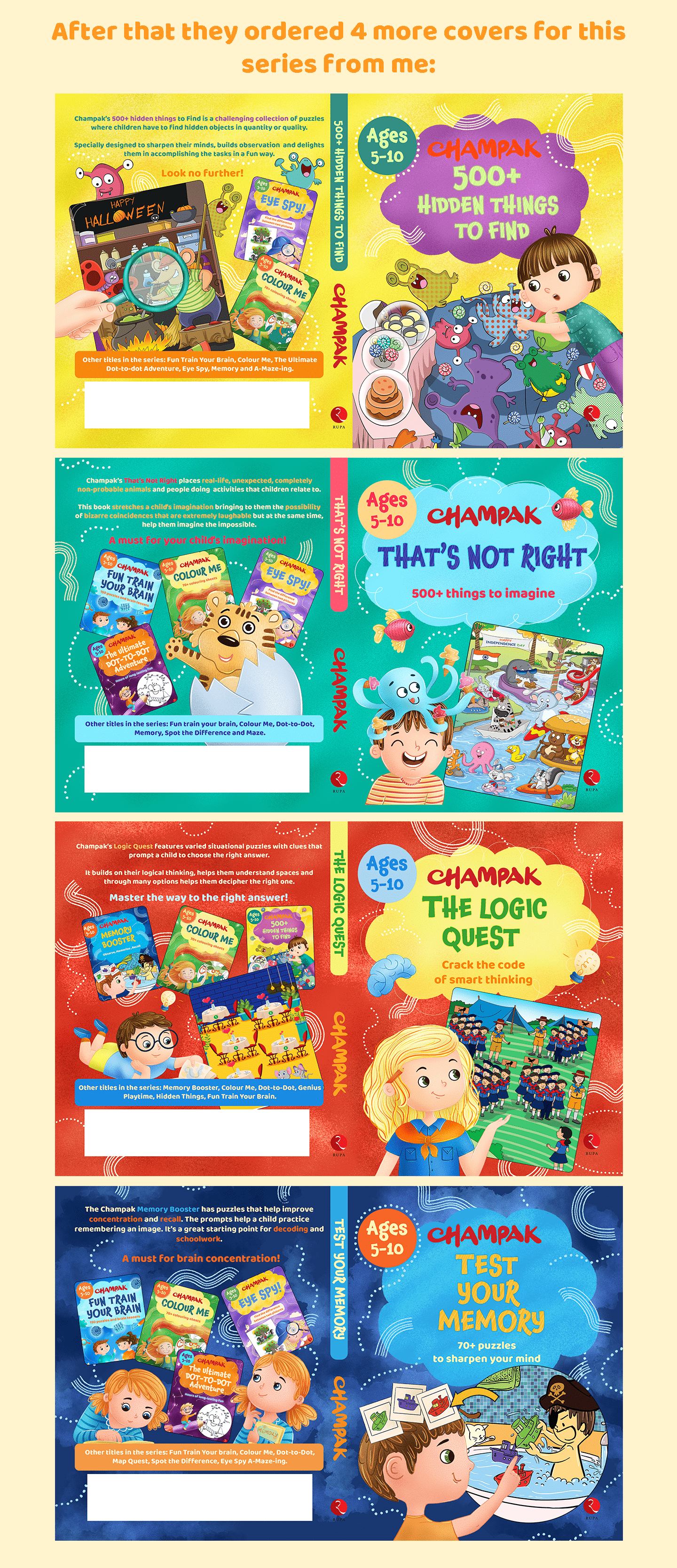 Cover series for children's books — Изображение №8 — Брендинг, Иллюстрация на Dprofile