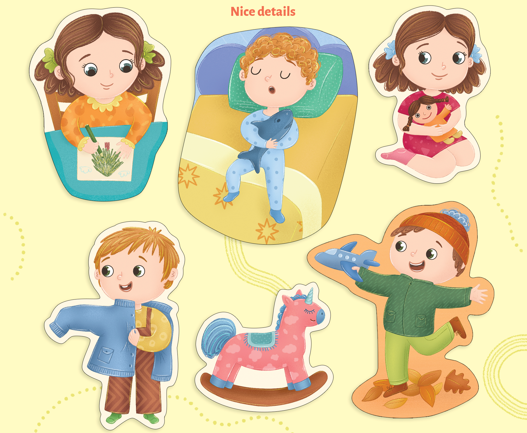 Children's magnet board game "Kindergarten" — Изображение №11 — Иллюстрация на Dprofile