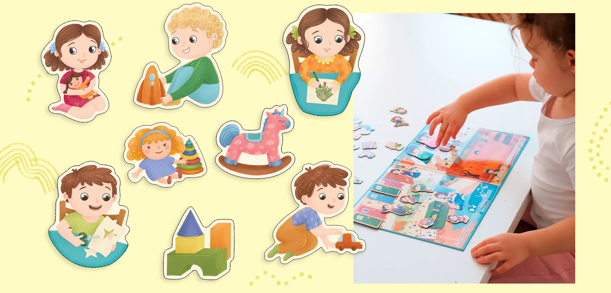 Children's magnet board game "Kindergarten" — Изображение №6 — Иллюстрация на Dprofile