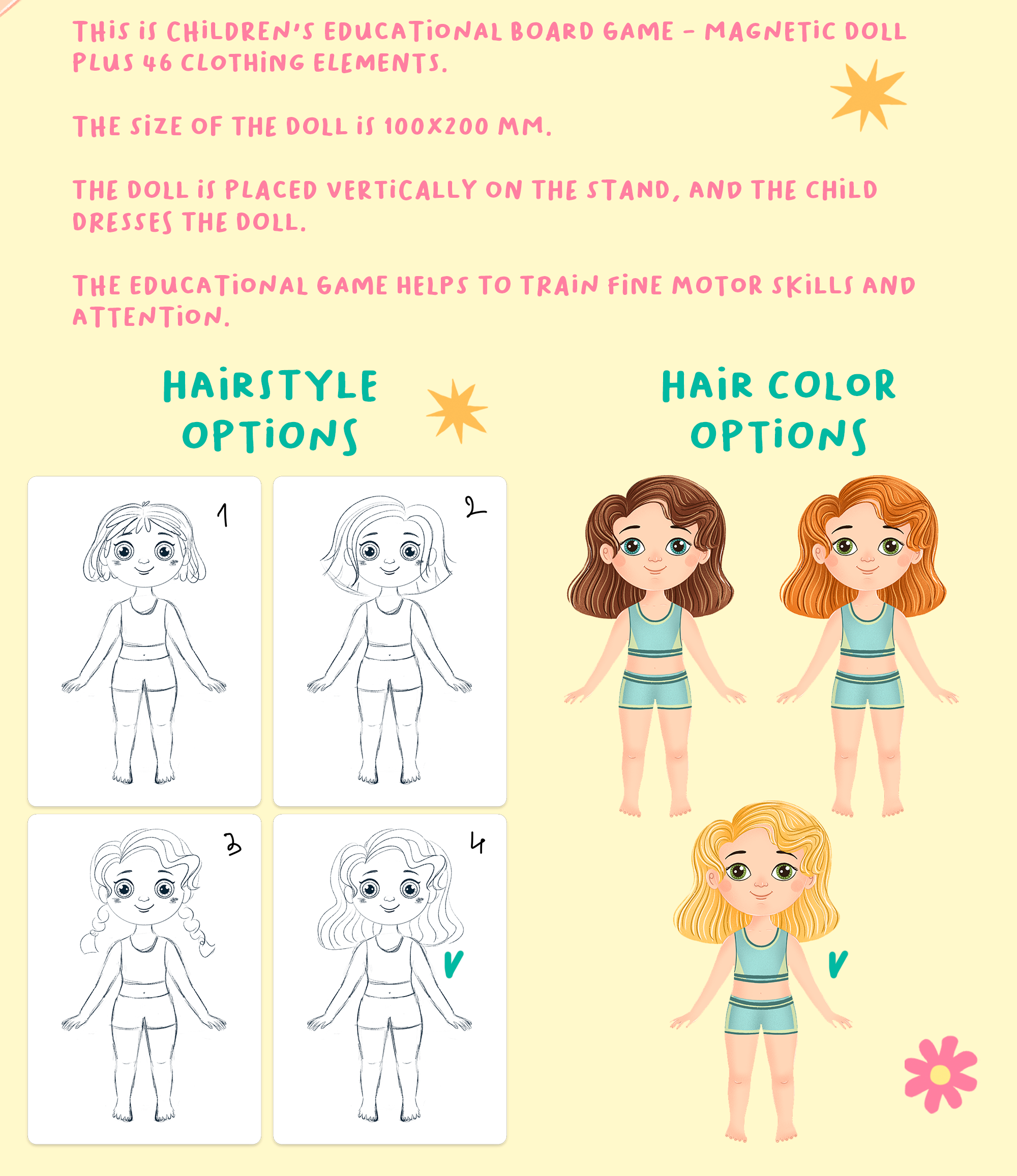 Magnetic Dress-Up Doll — Изображение №2 — Иллюстрация на Dprofile