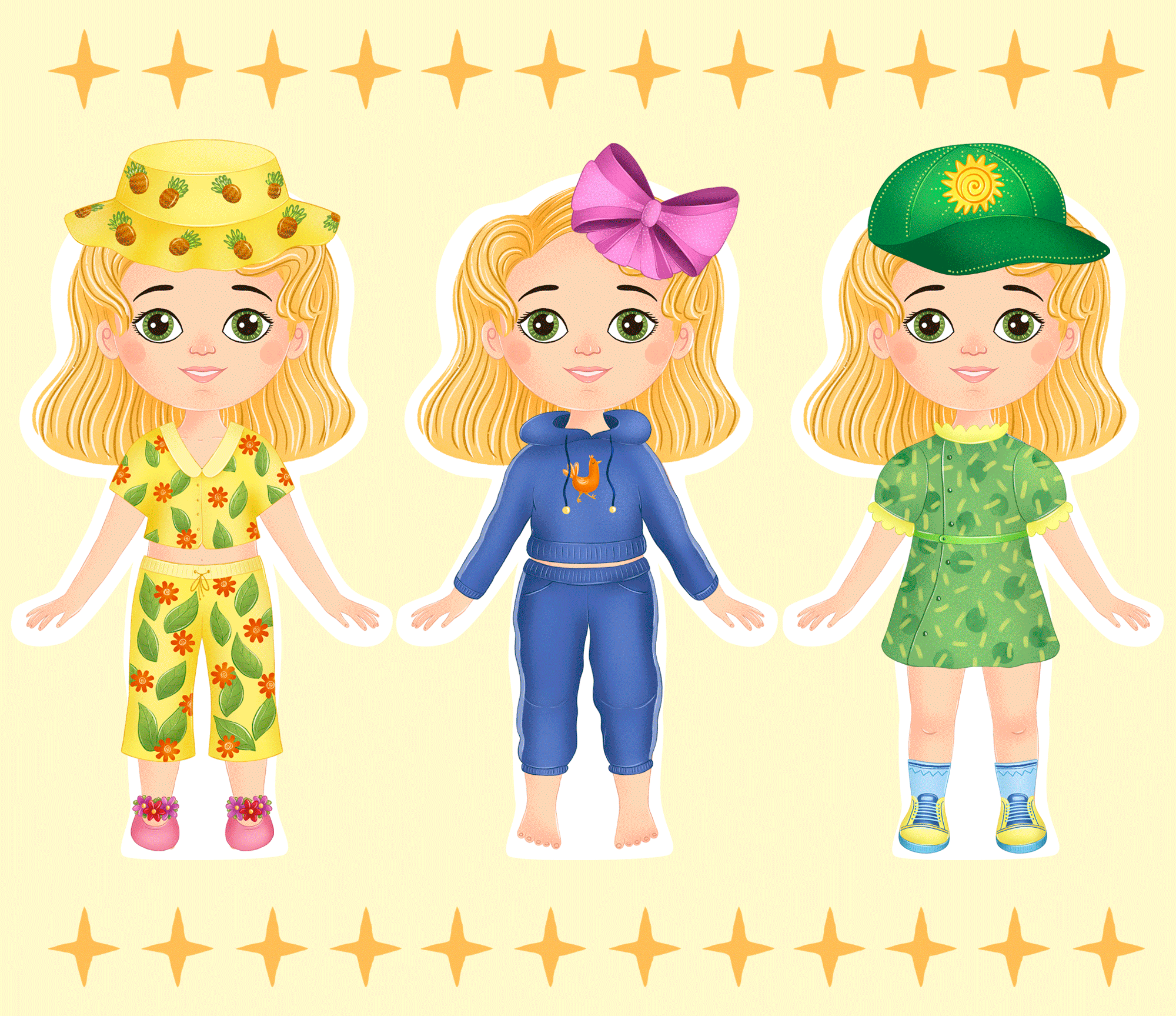 Magnetic Dress-Up Doll — Изображение №4 — Иллюстрация на Dprofile