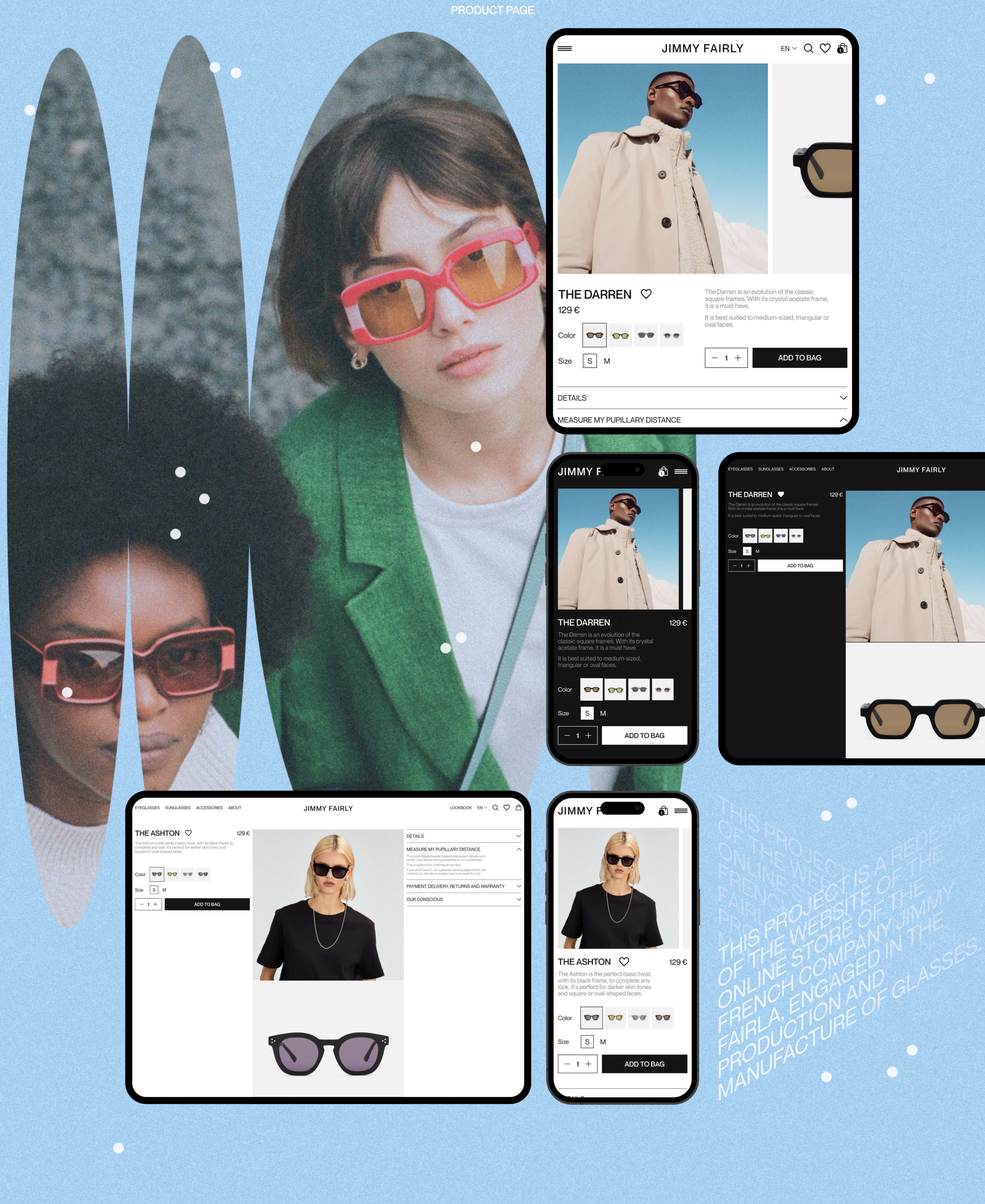 JIMMY FAIRLY| E-commerce redesign — Изображение №5 — Интерфейсы, Брендинг на Dprofile