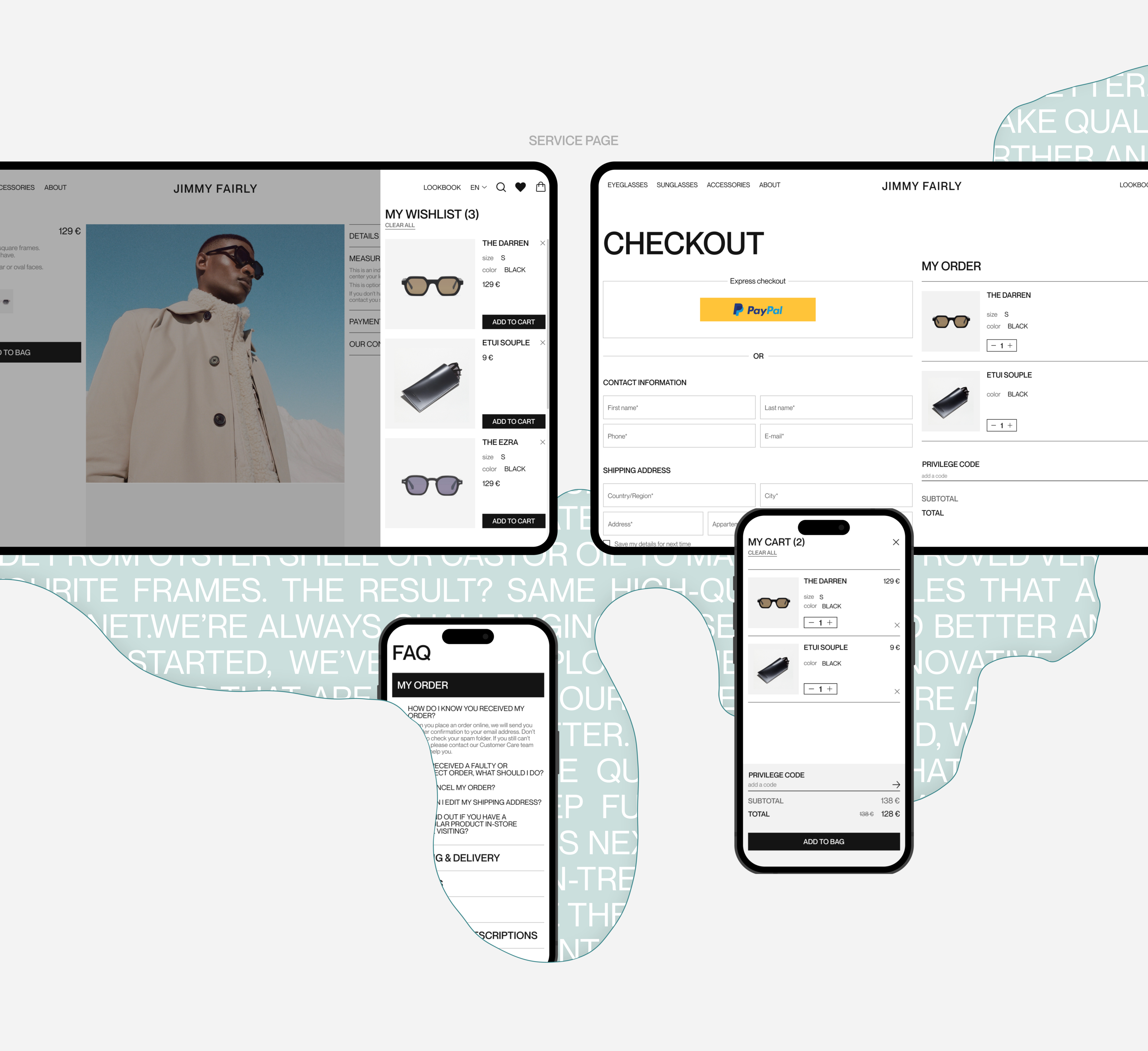 JIMMY FAIRLY| E-commerce redesign — Изображение №7 — Интерфейсы, Брендинг на Dprofile