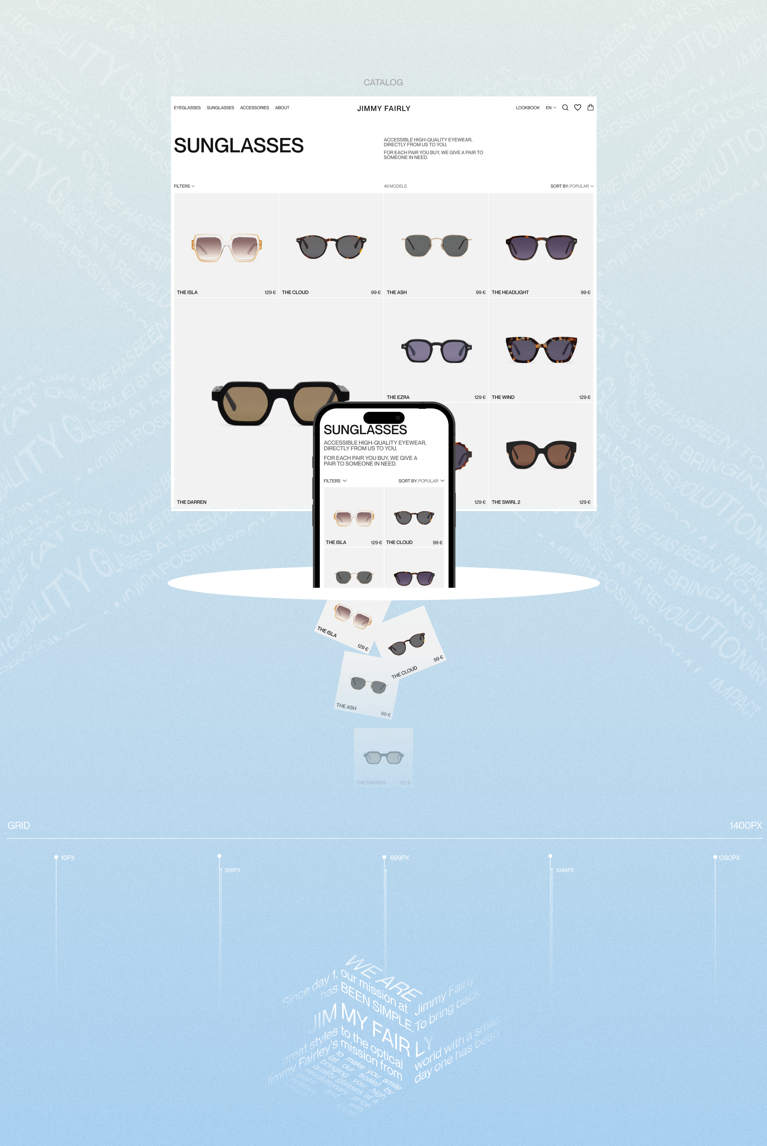 JIMMY FAIRLY| E-commerce redesign — Изображение №4 — Интерфейсы, Брендинг на Dprofile