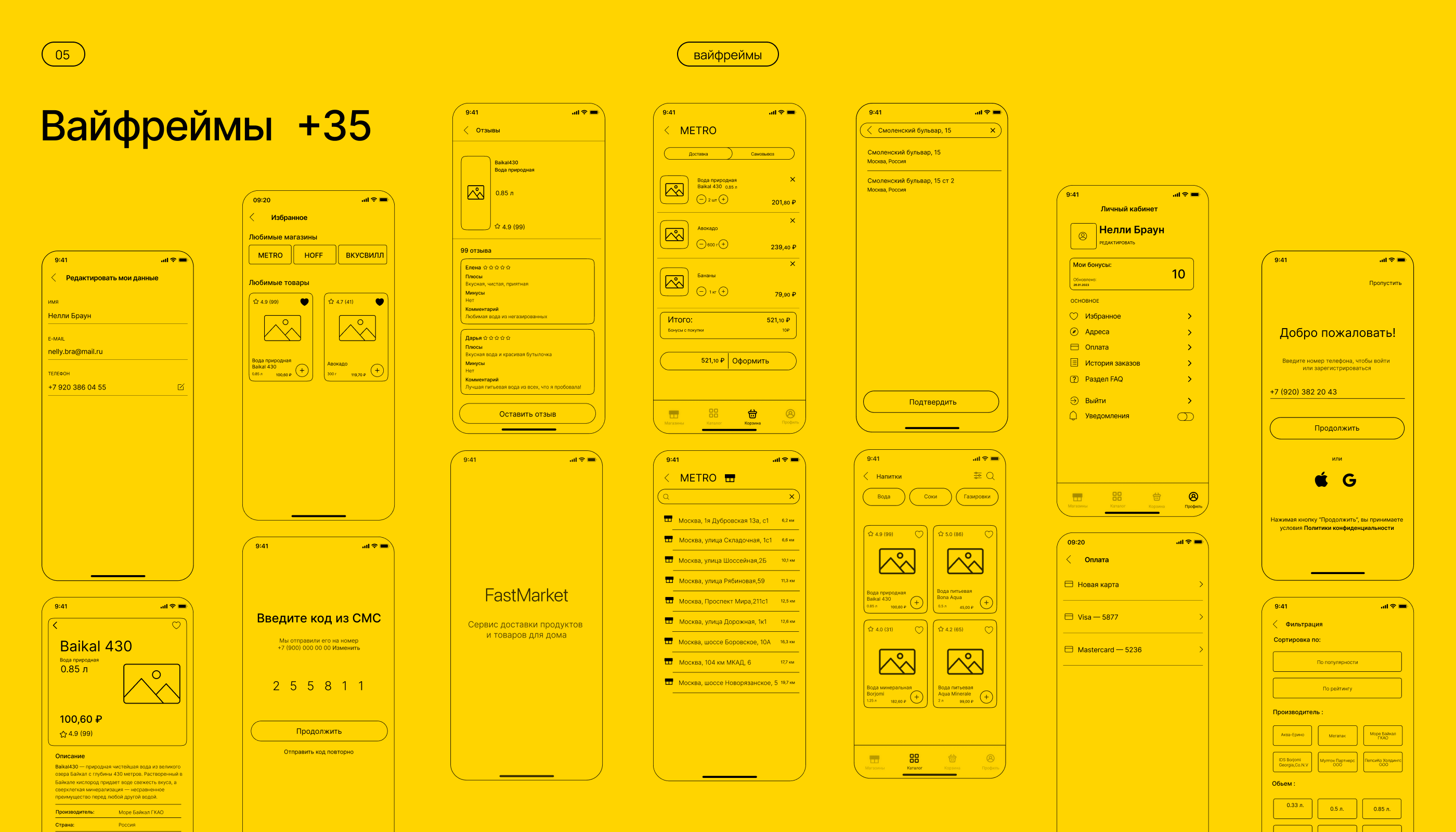 Delivery Service | FastMarket (UX/UI) — Изображение №7 — Интерфейсы на Dprofile
