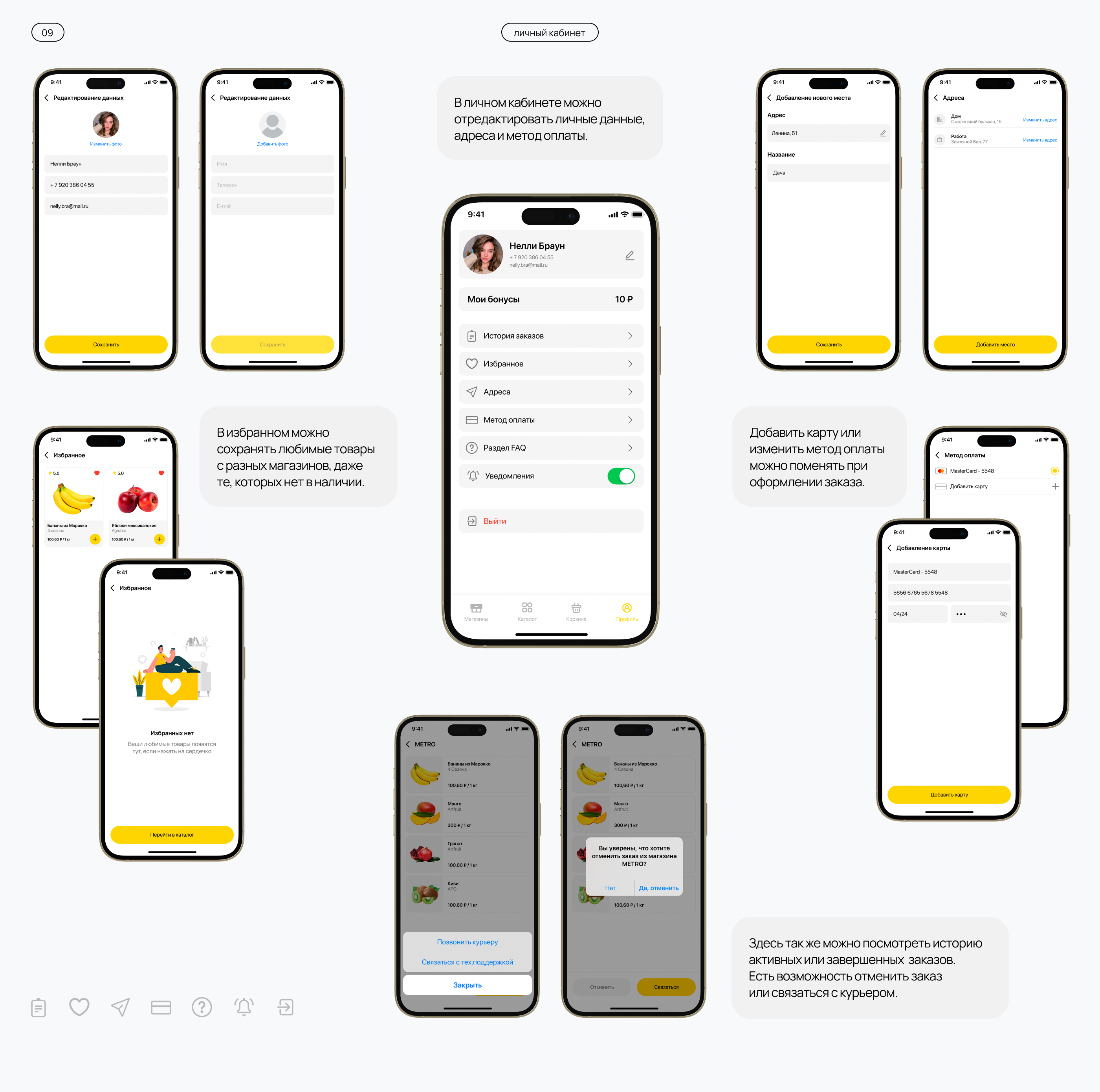 Delivery Service | FastMarket (UX/UI) — Изображение №14 — Интерфейсы на Dprofile