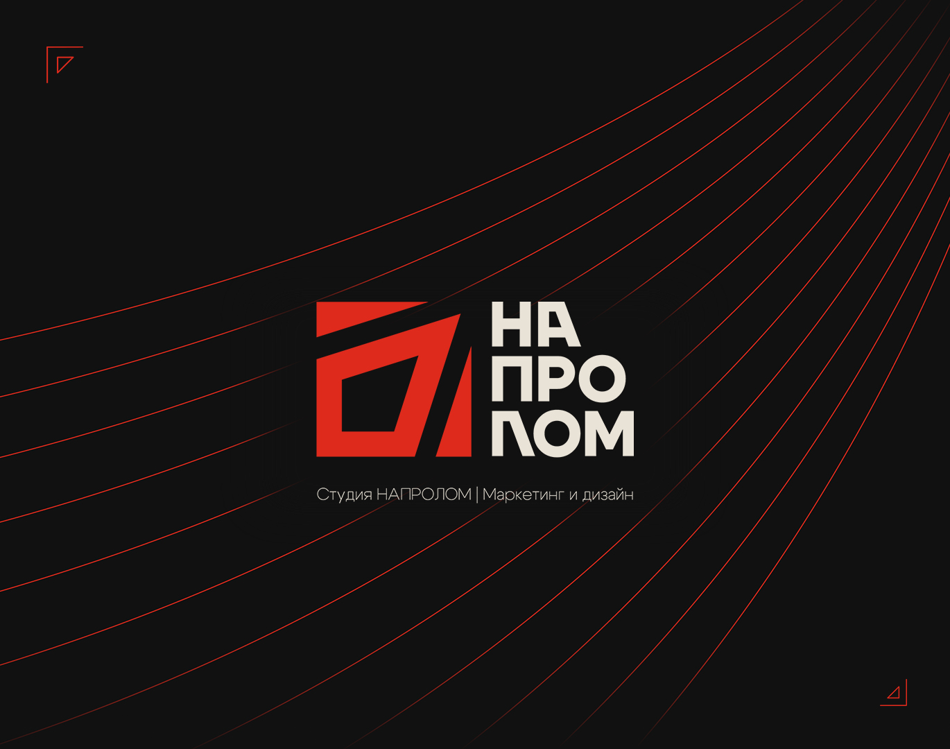 Studio "NAPROLOM" / Студия "НАПРОЛОМ" — Изображение №1 — Брендинг на Dprofile