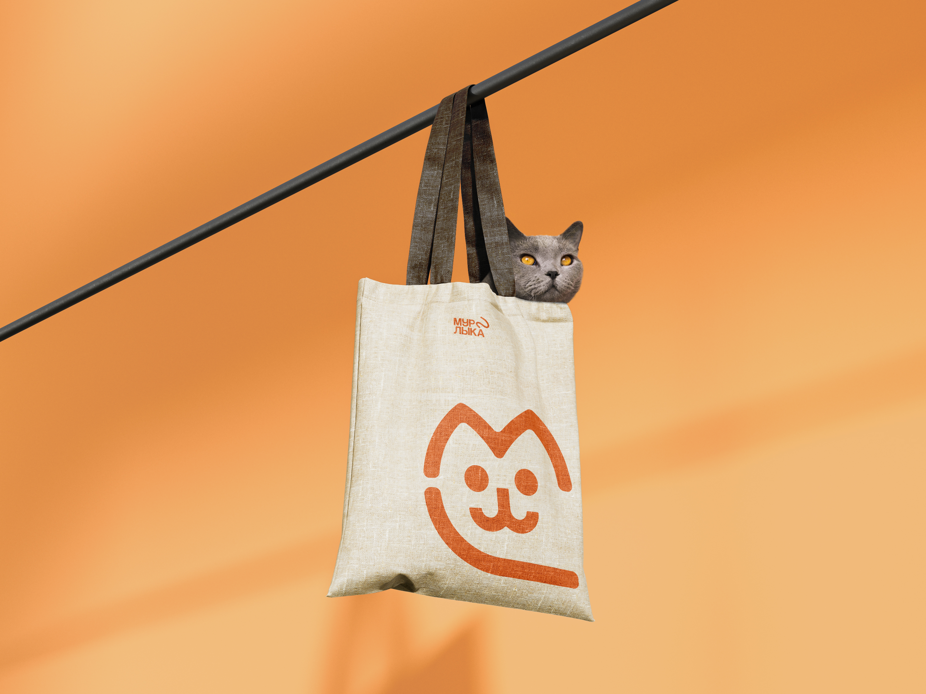 Logotype "MURLYKA" hotel for cats — Изображение №10 — Брендинг на Dprofile