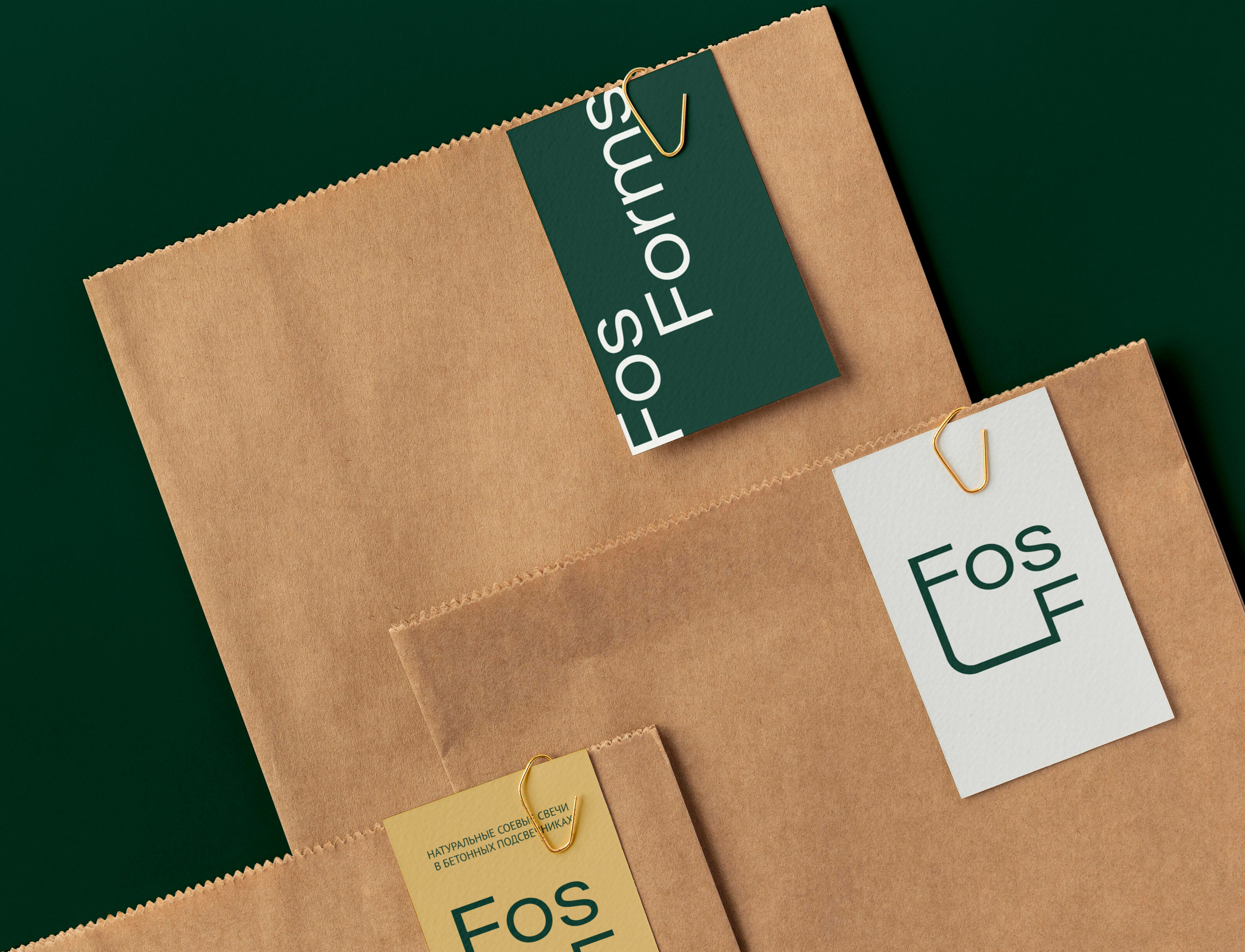 Фирменный стиль и логотип для свечей FosForms — Изображение №1 — Брендинг на Dprofile