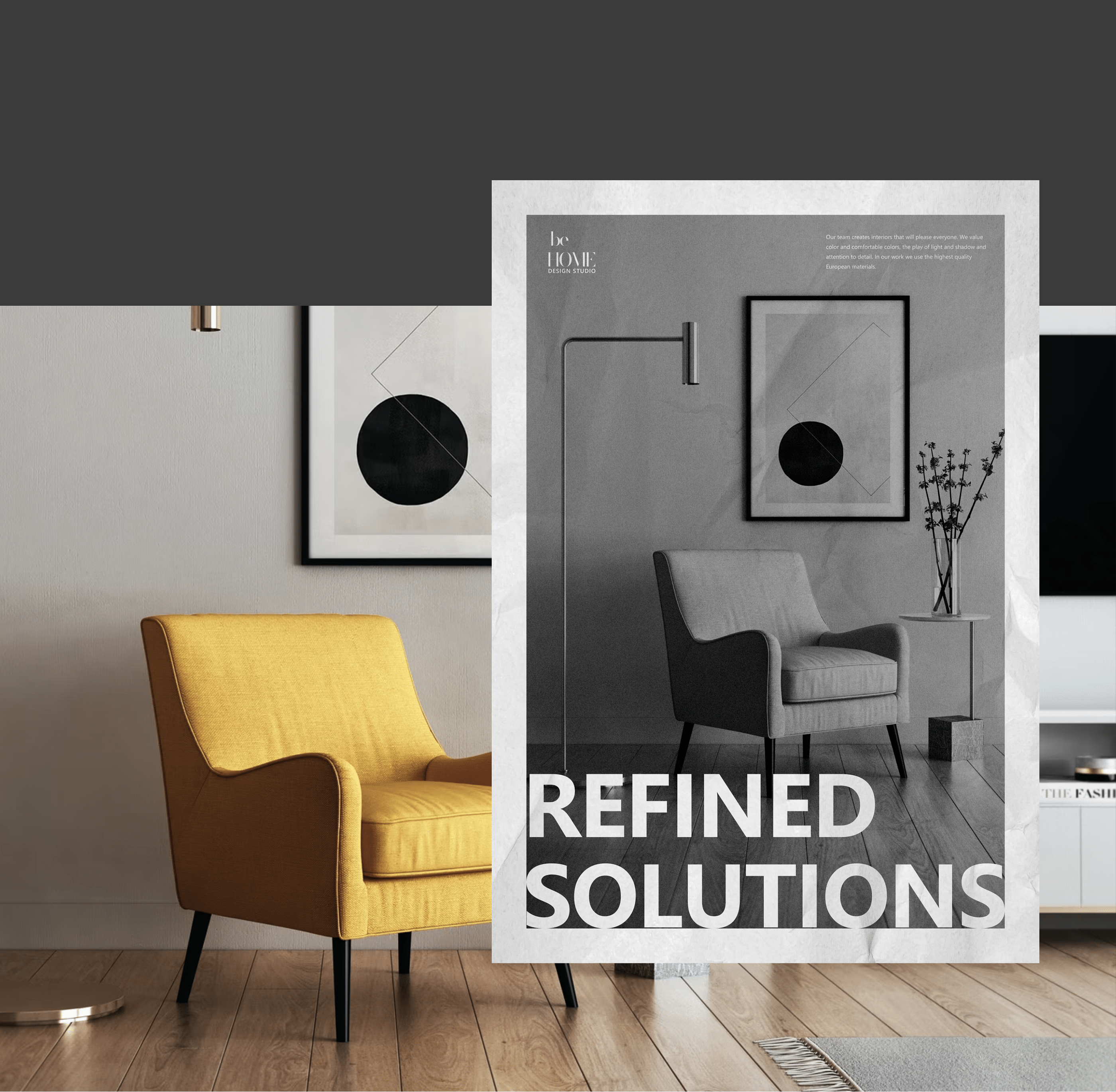 BeHome interior design studio - website — Изображение №12 — Интерфейсы, Анимация на Dprofile