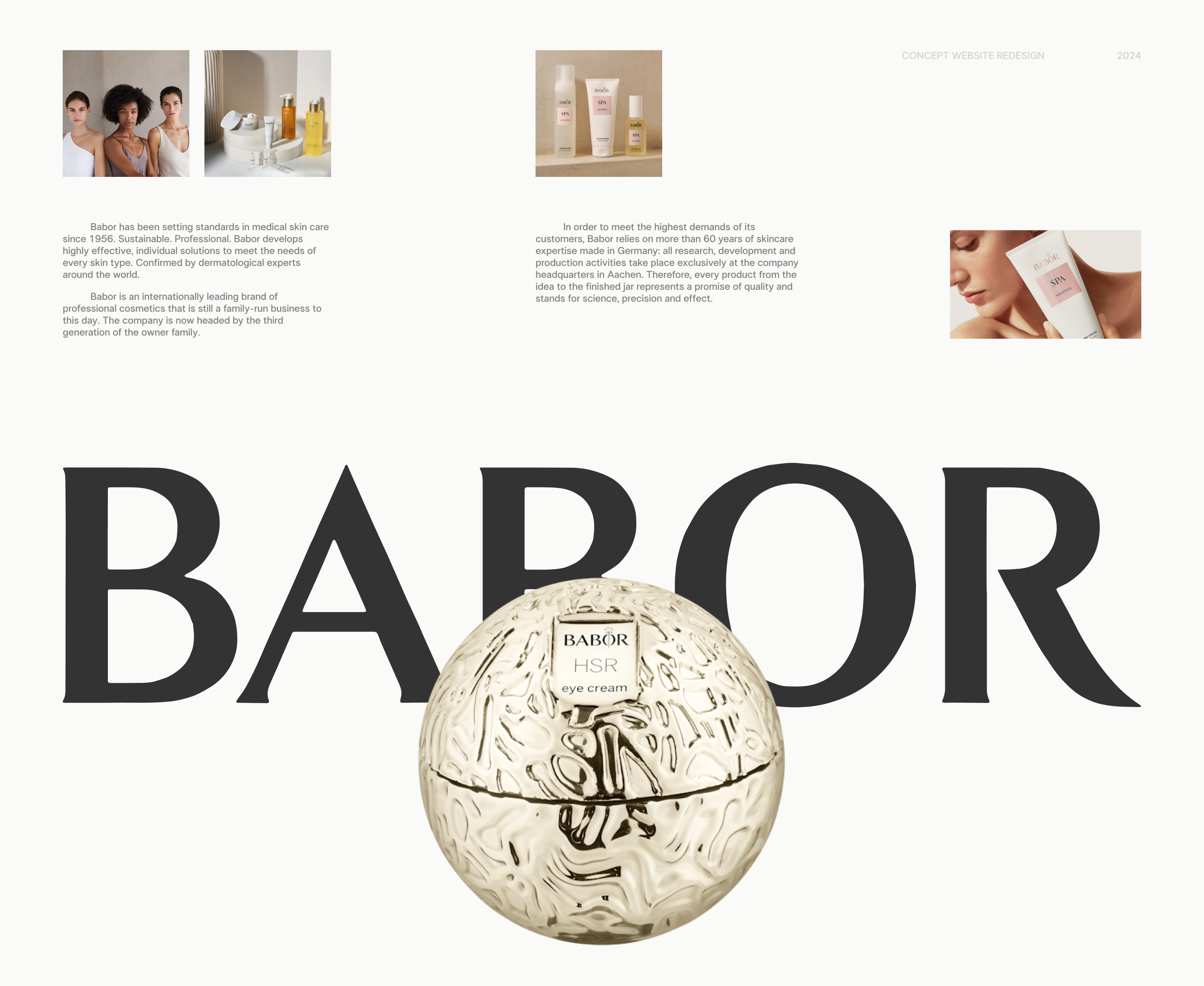 BABOR / E-COMMERCE — Изображение №1 — Интерфейсы, Графика на Dprofile