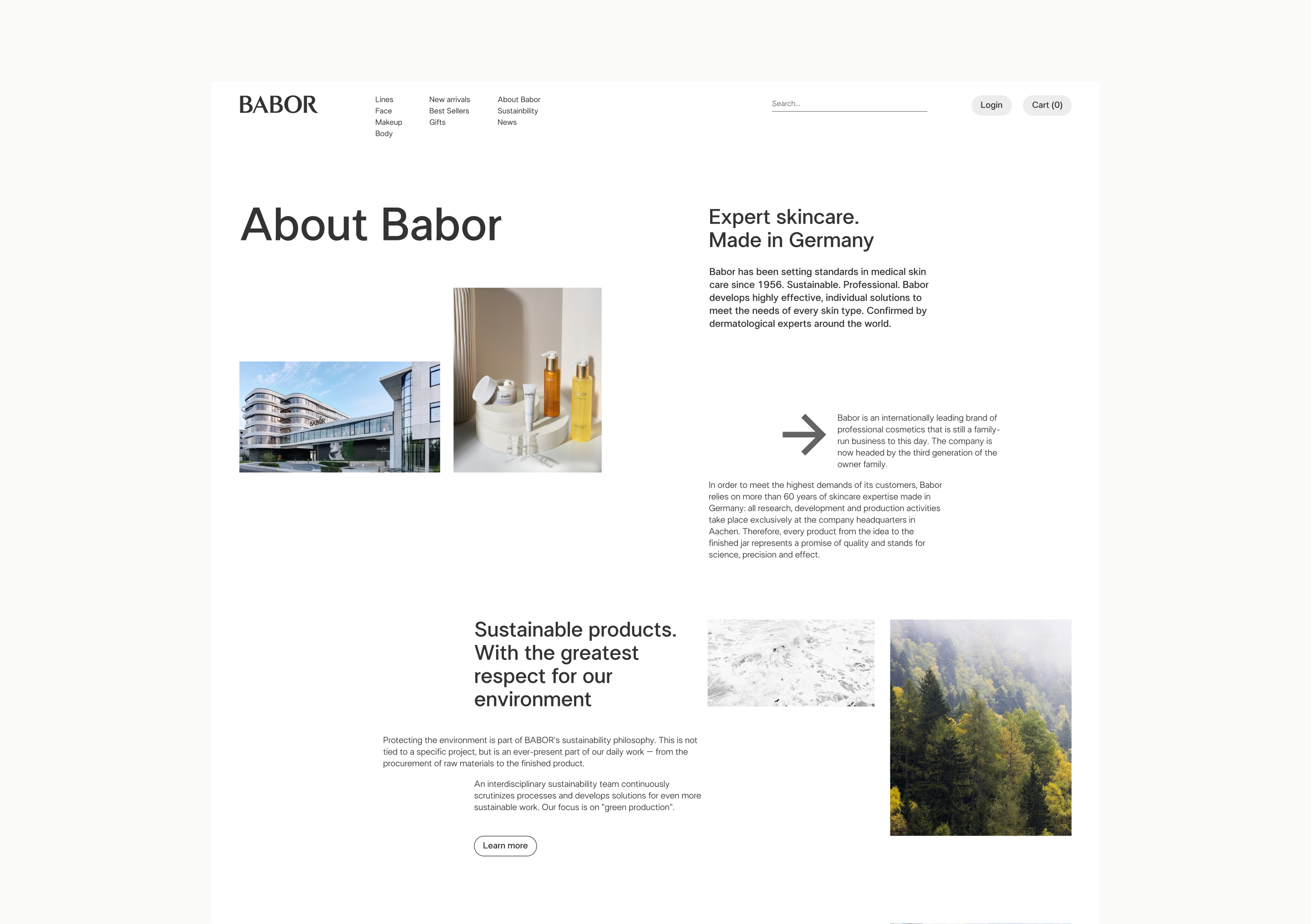 BABOR / E-COMMERCE — Изображение №7 — Интерфейсы, Графика на Dprofile