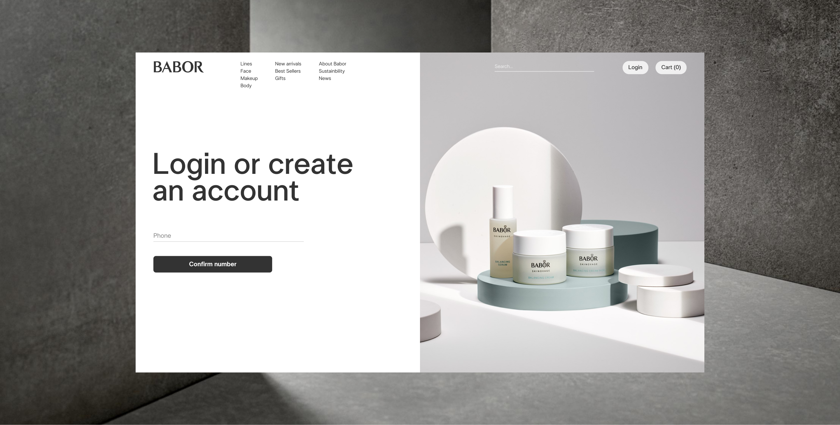 BABOR / E-COMMERCE — Изображение №5 — Интерфейсы, Графика на Dprofile