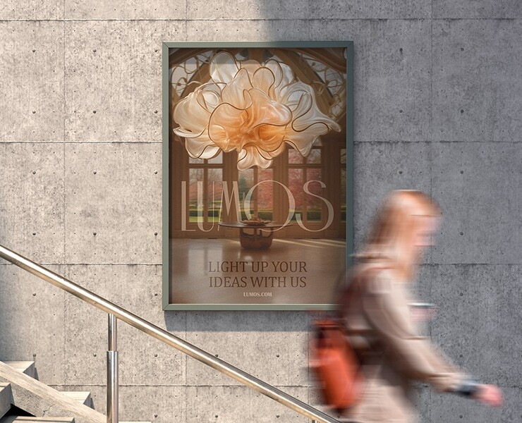 "lumos" - салон света — Интерфейсы, Брендинг на Dprofile