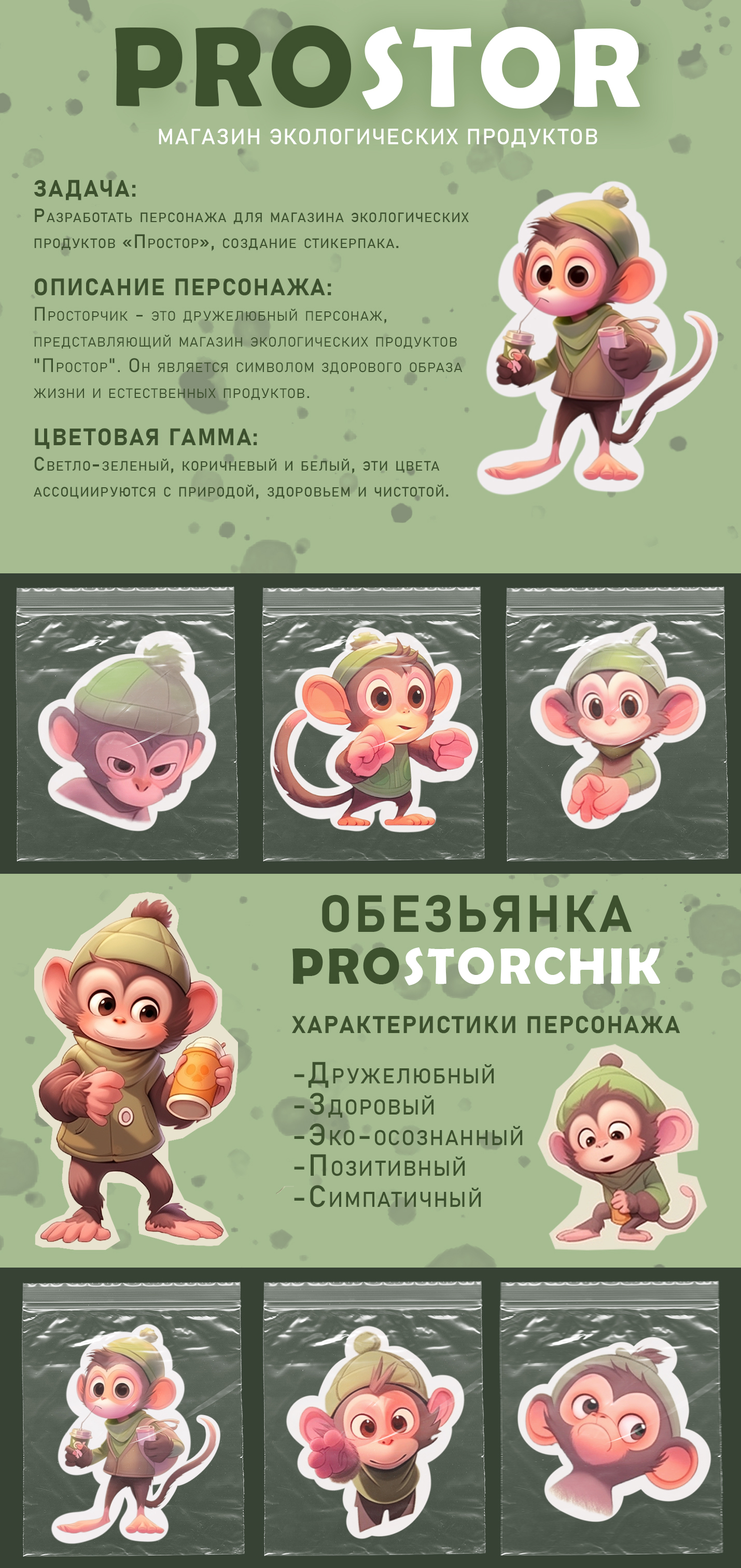 Стикерпак "Prostorchik" — Изображение №1 — Брендинг, Иллюстрация на Dprofile