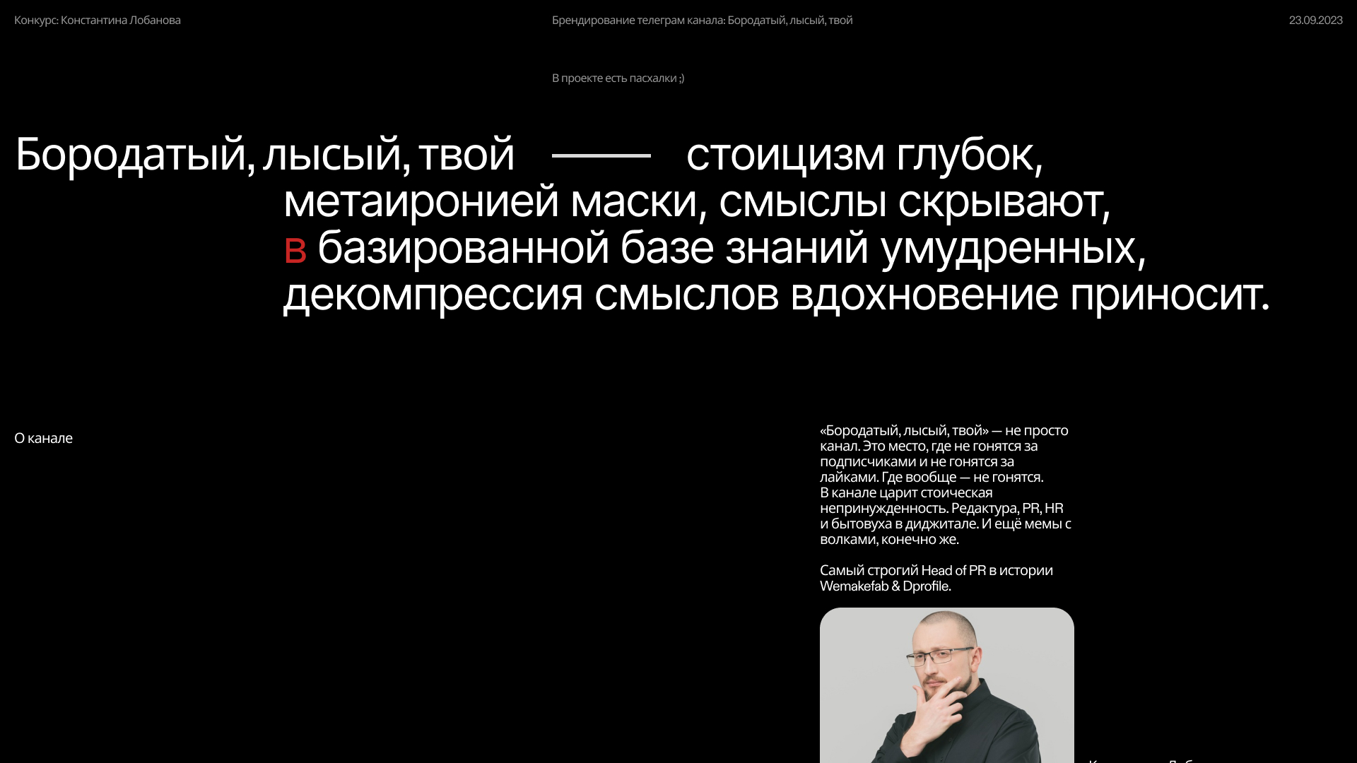 Бородатый, лысый, твой — Изображение №1 — Брендинг, Иллюстрация на Dprofile