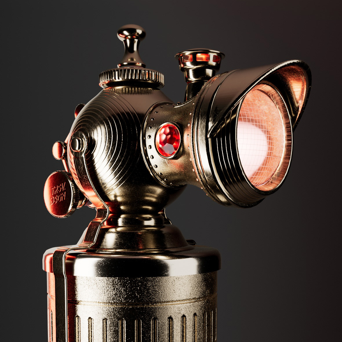 Steampunk lantern — Изображение №2 — Иллюстрация, Графика, 3D на Dprofile