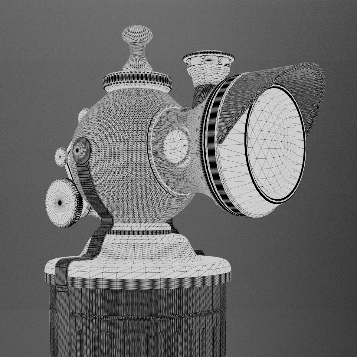 Steampunk lantern — Изображение №4 — Иллюстрация, Графика, 3D на Dprofile