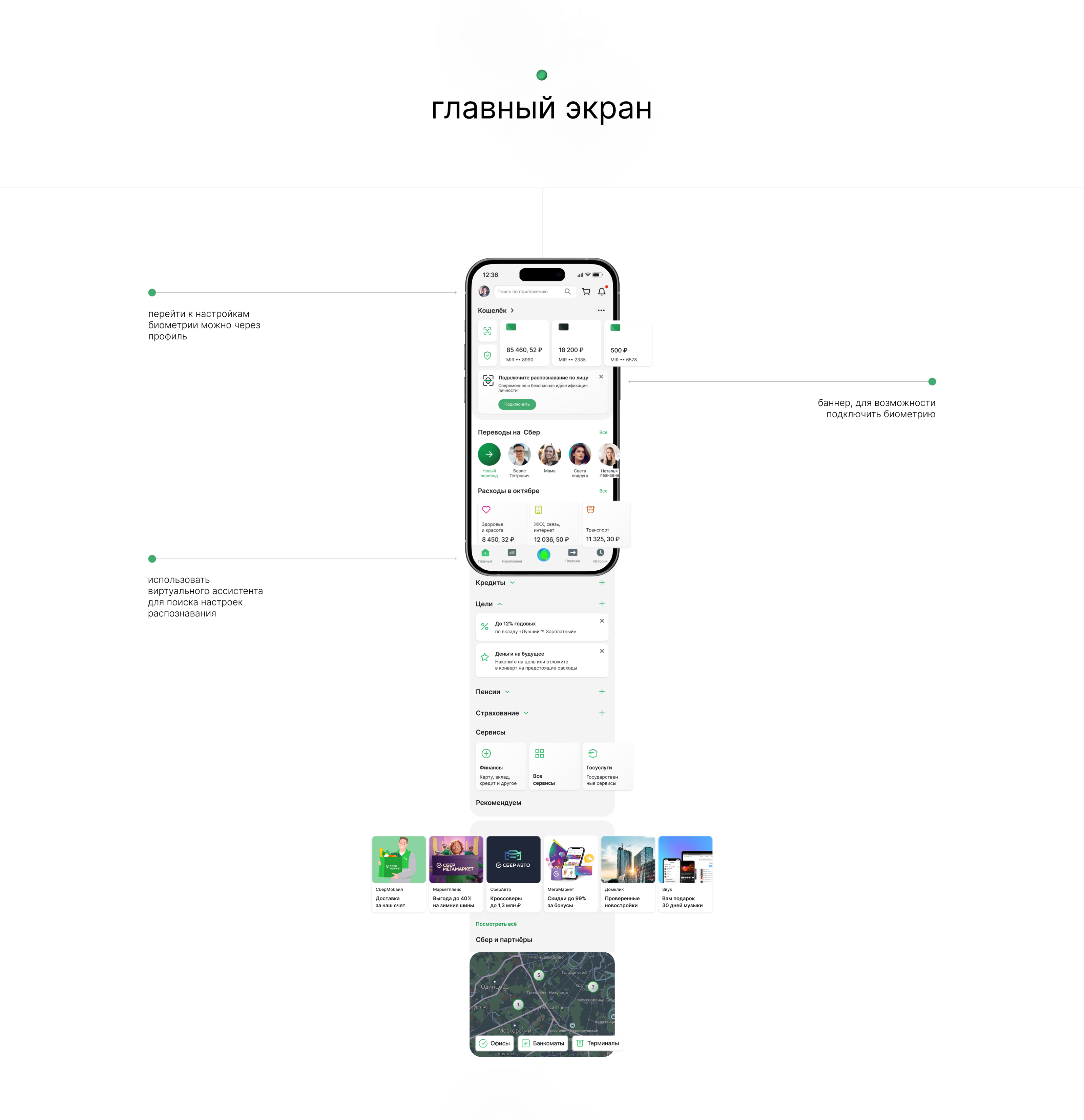 Banking app | Biometrics data| Sber — Изображение №15 — Интерфейсы на Dprofile