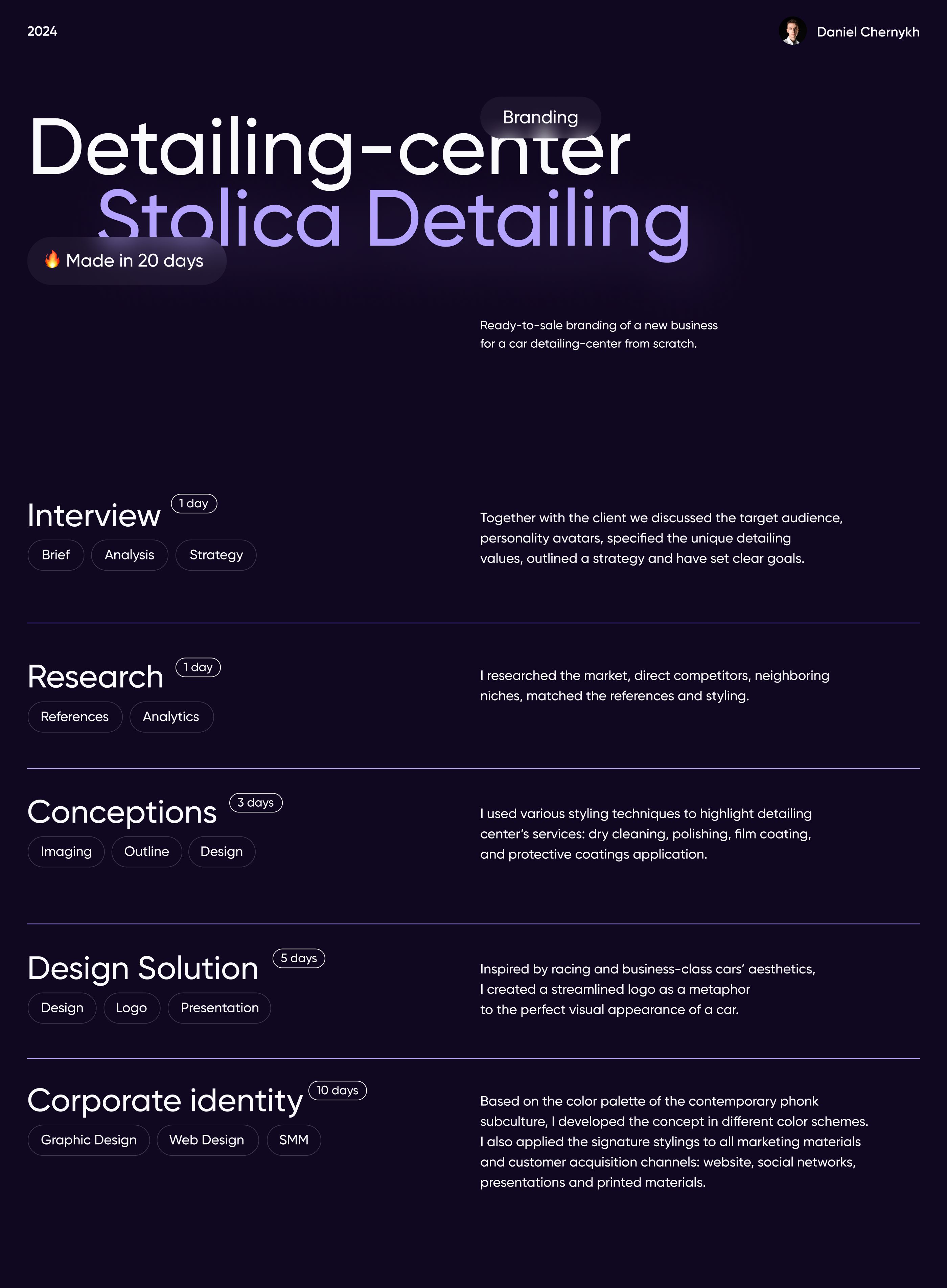 Stolica Detailing — Изображение №1 — Брендинг на Dprofile
