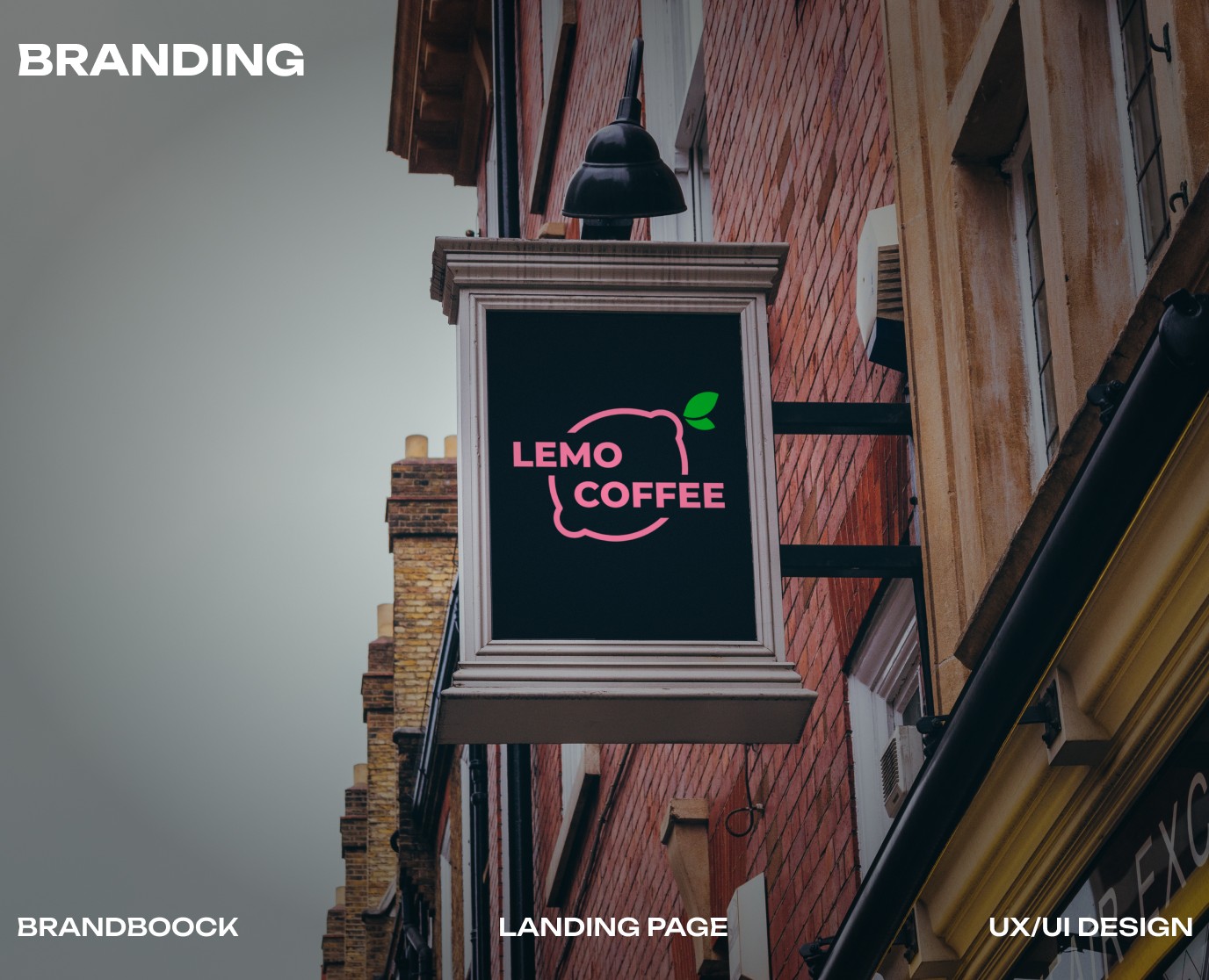 Landing page | Branding | Lemo coffee | cafe — Интерфейсы, Брендинг на Dprofile